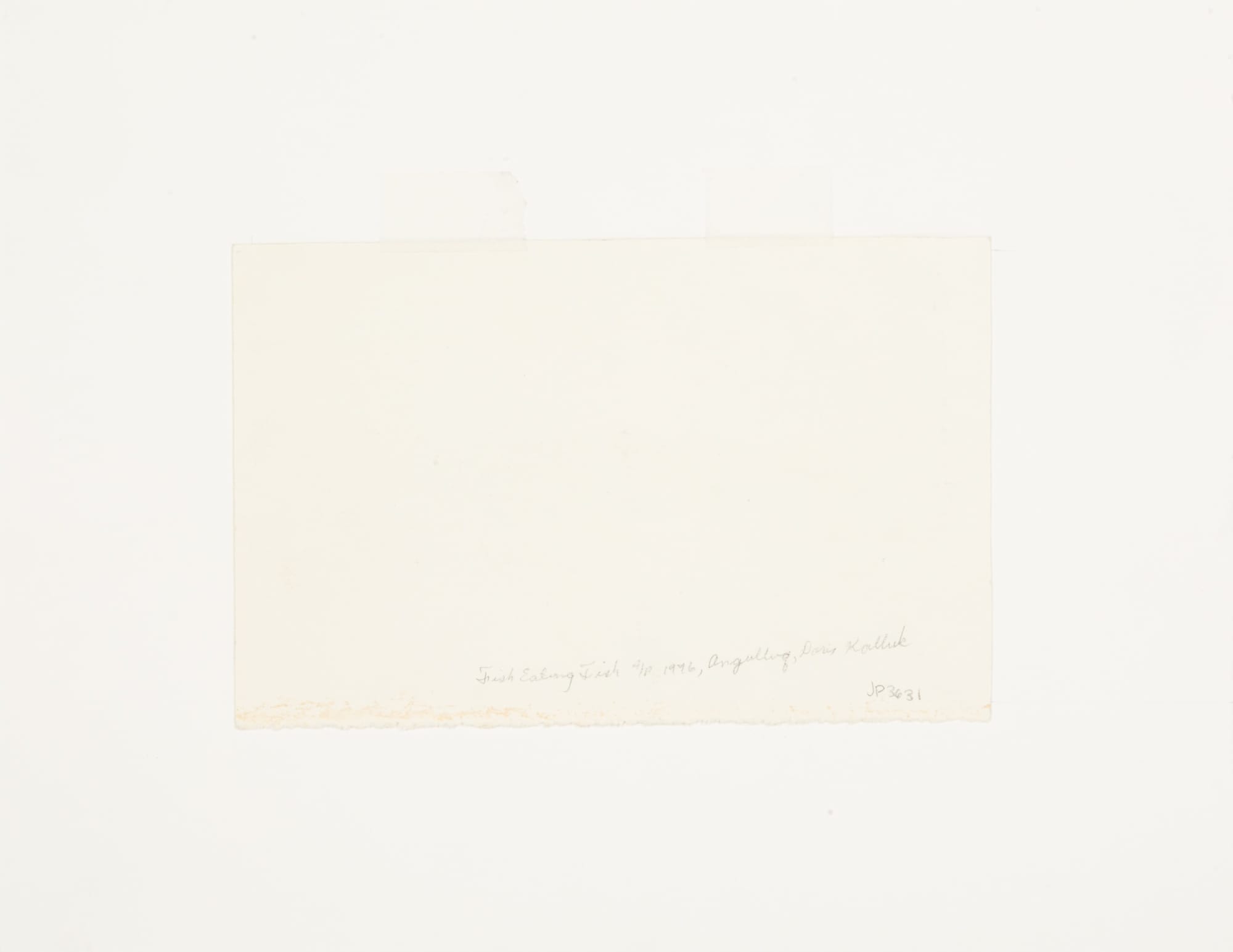 LUKE ANGUHADLUQ (18951982) QAMANI’TUAQ (BAKER LAKE), Fish Eating Fish, 1976 (1977 6) First Arts