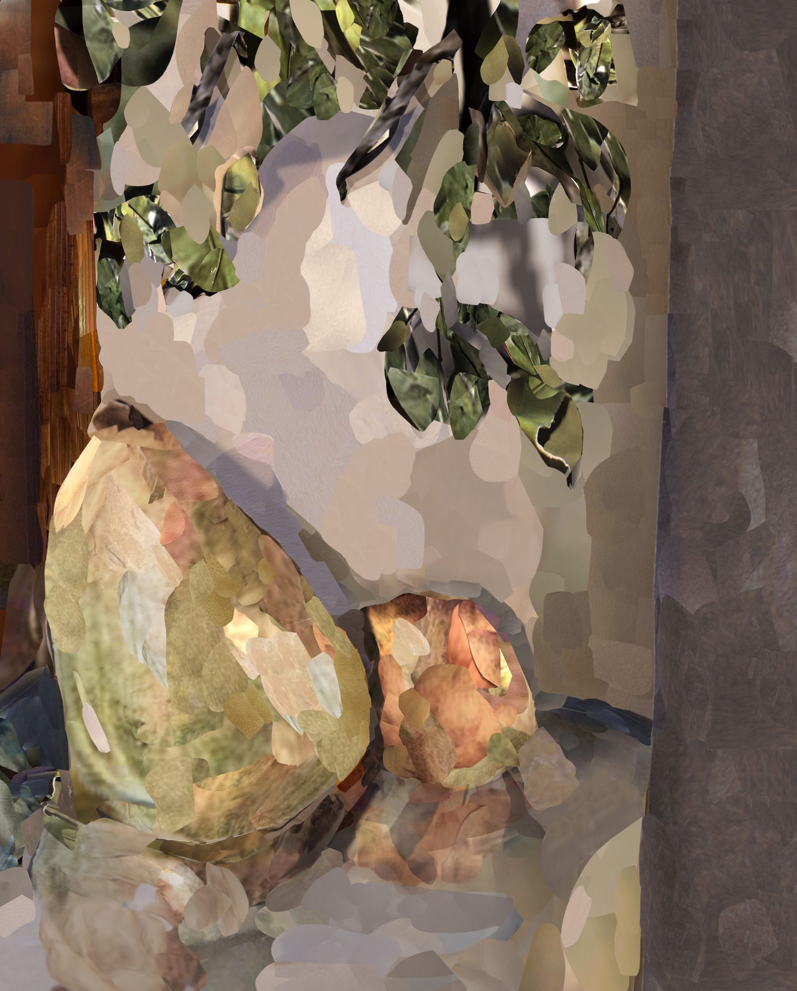 Alina Frieske, Untitled (Peach), 2021