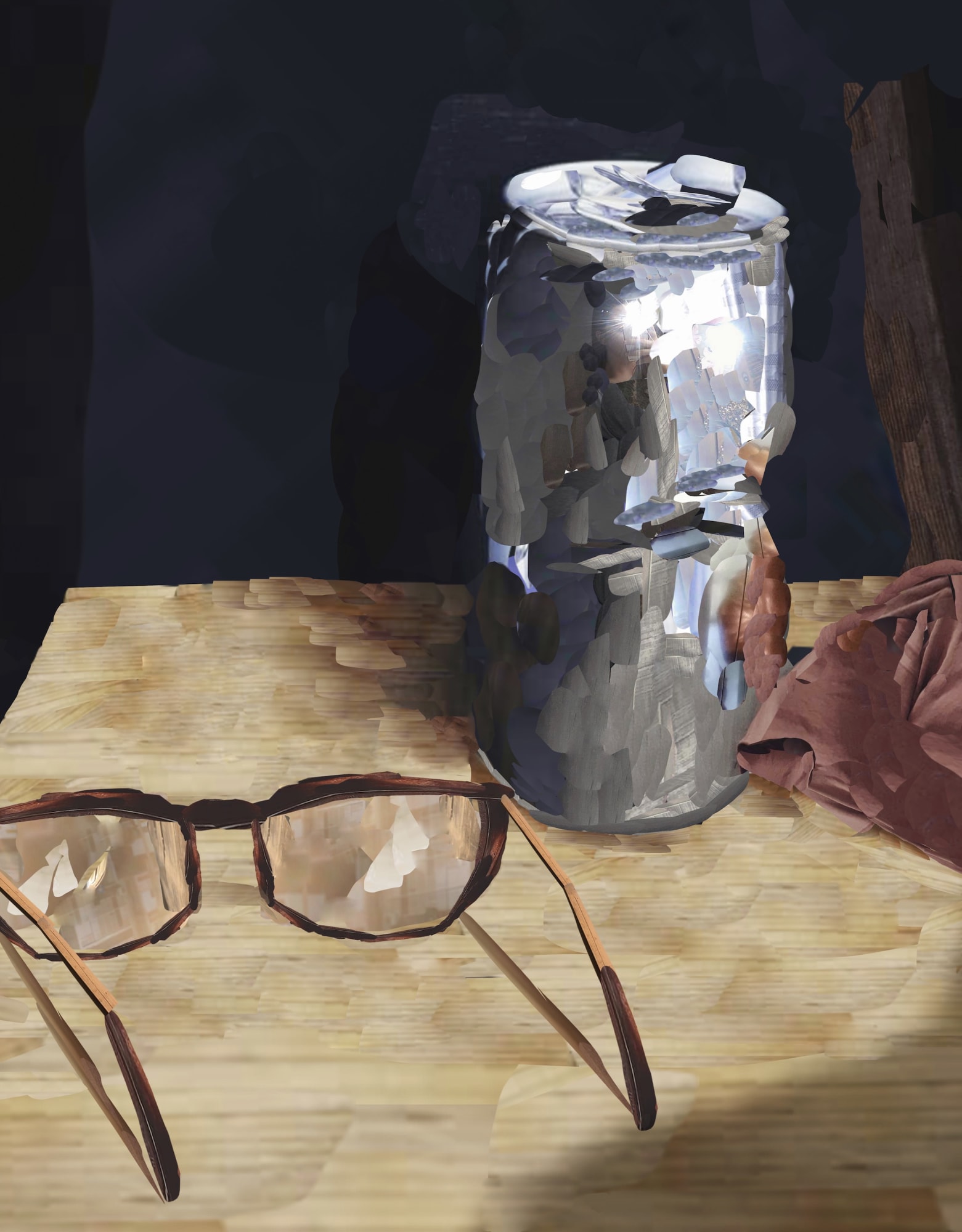 Alina Frieske, Can and Glasses, 2020