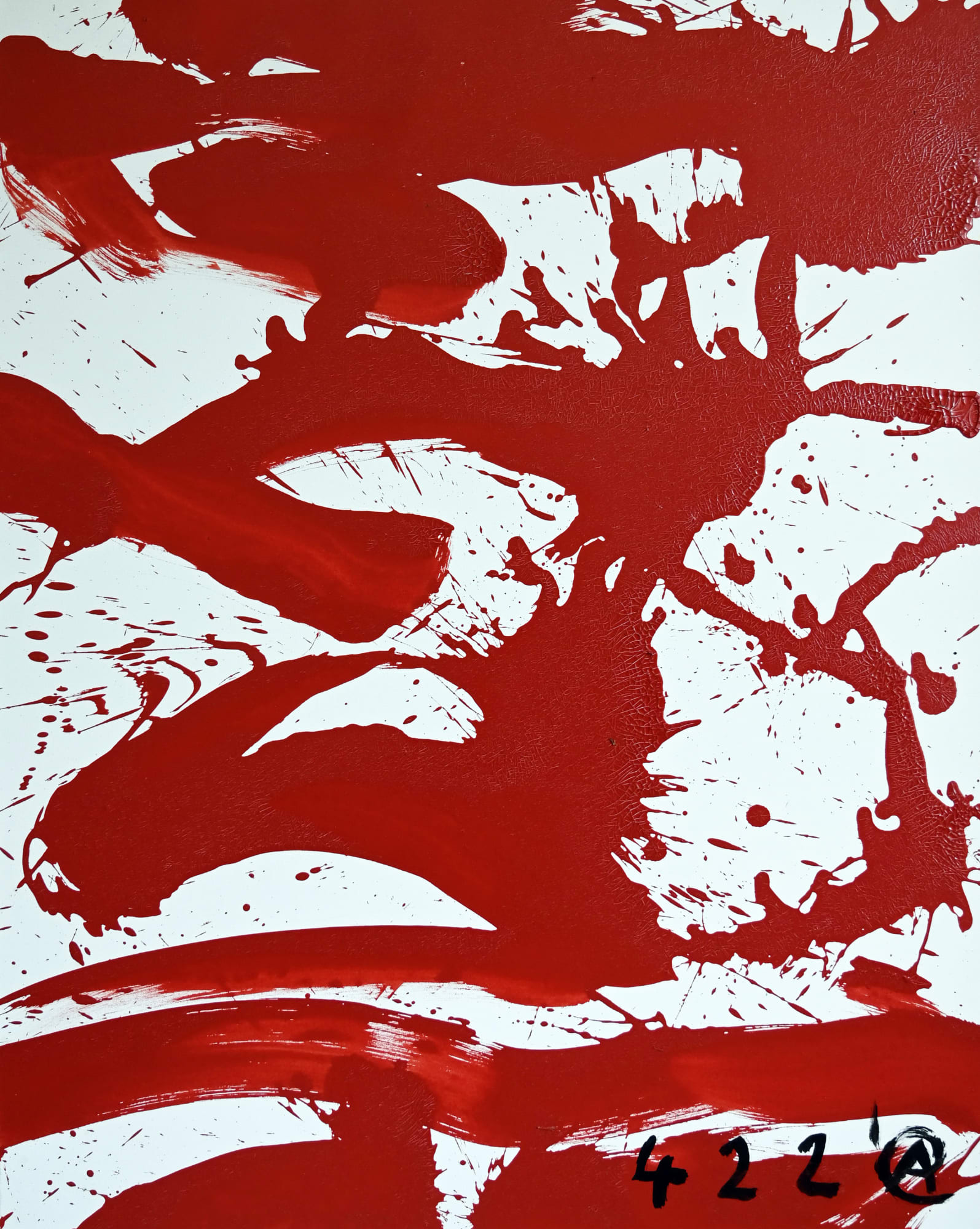 Achim Freyer, mit rot, 2022