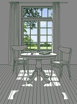 Hwang Seontae, The Space with Sunshine XII, 2022