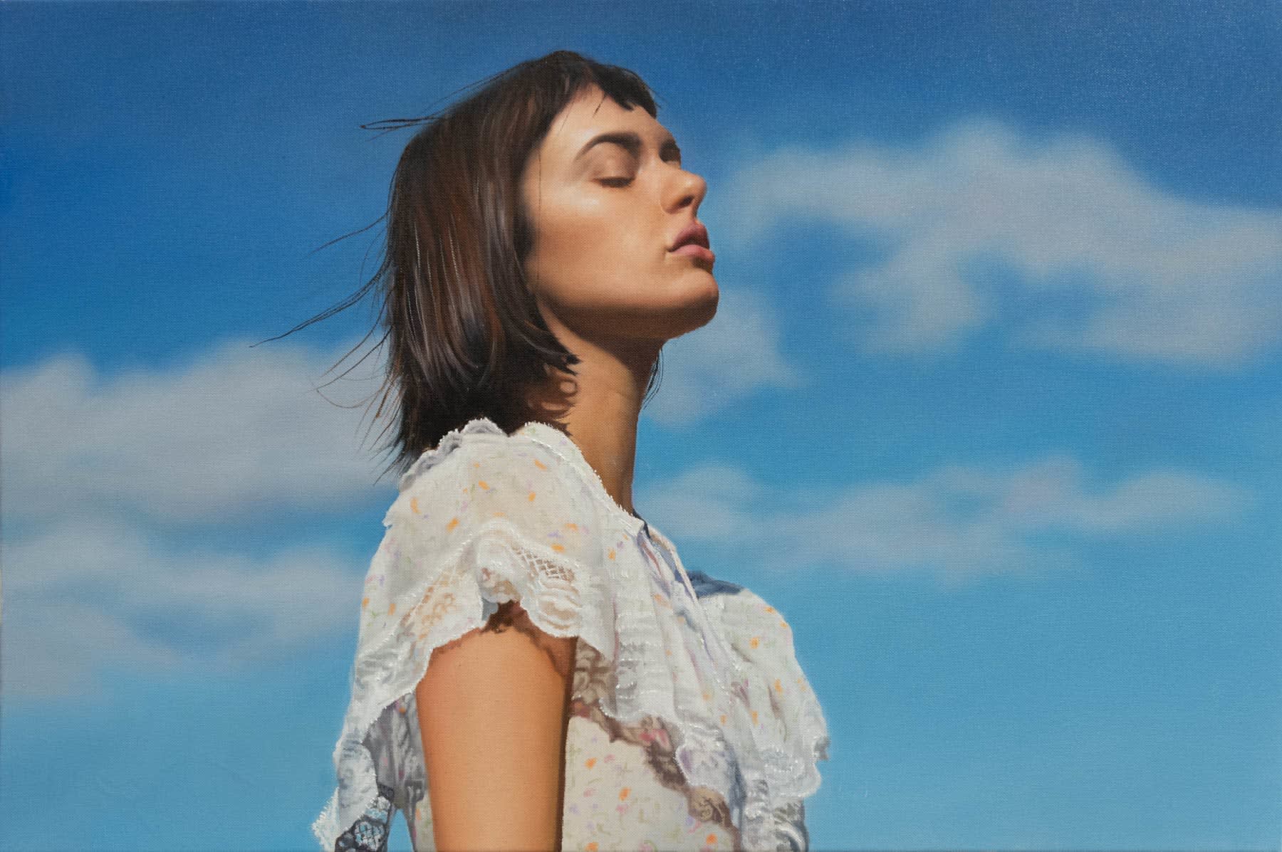Yigal Ozeri, Untitled; Olya, 2019