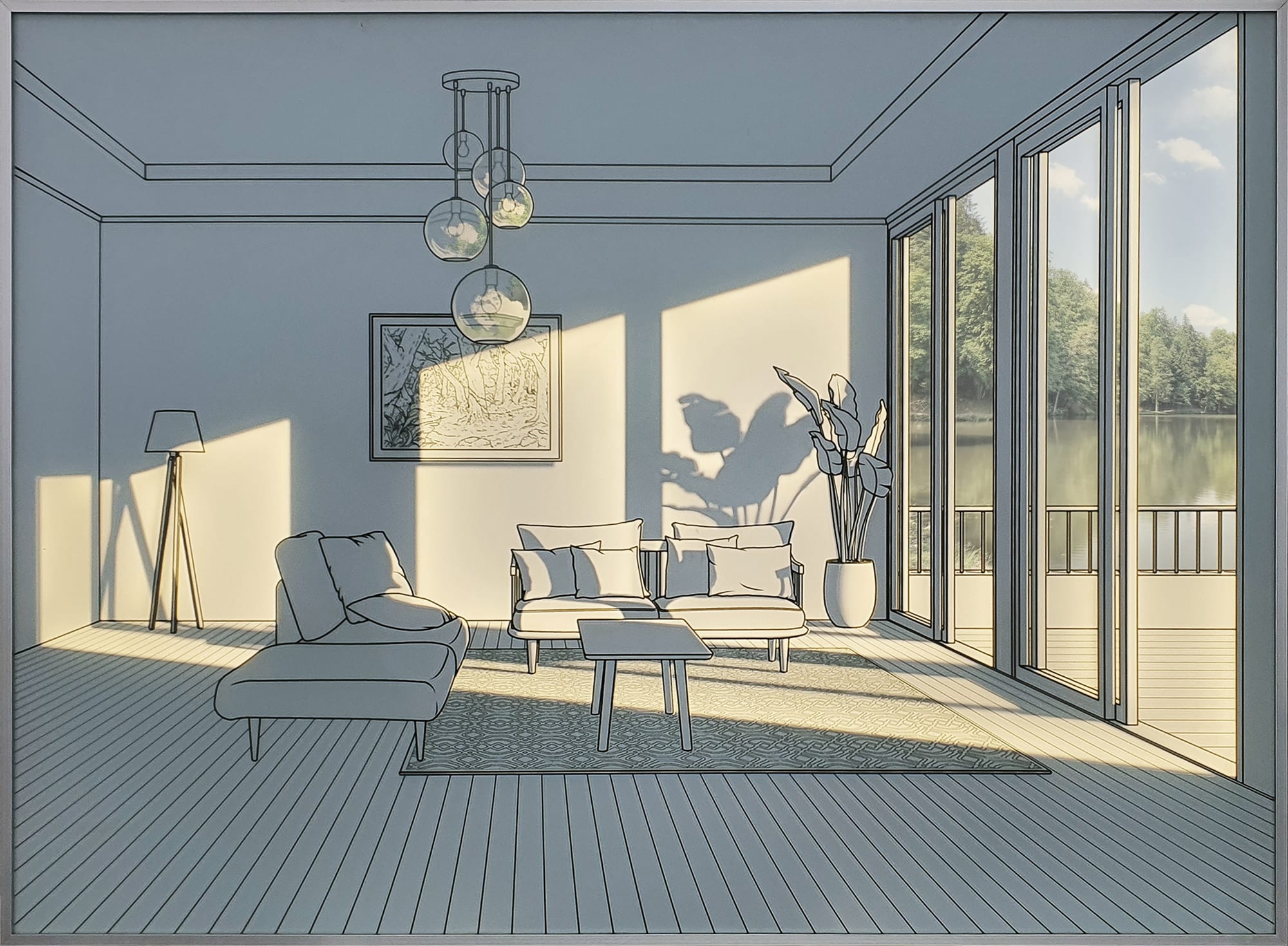 Hwang Seontae, The Space with Sunshine IV, 2022