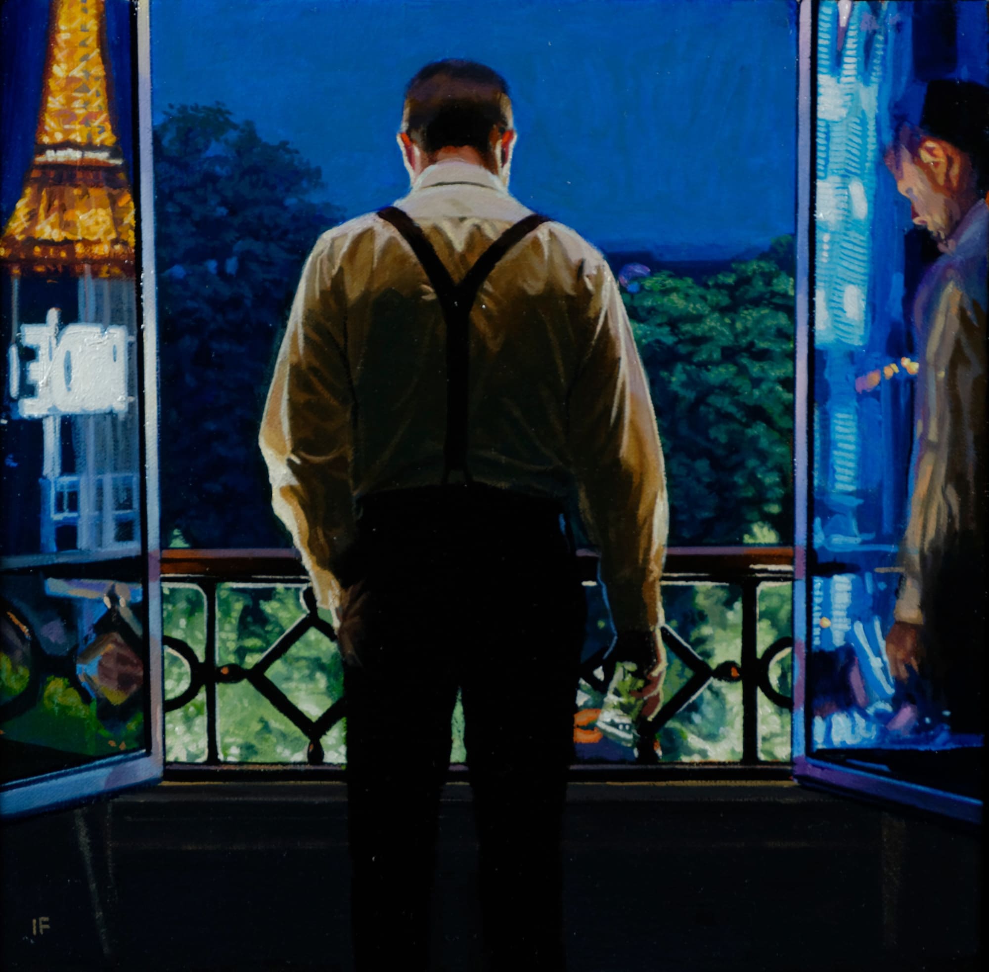 Iain Faulkner, Tuileries Garden, Evening, 2020