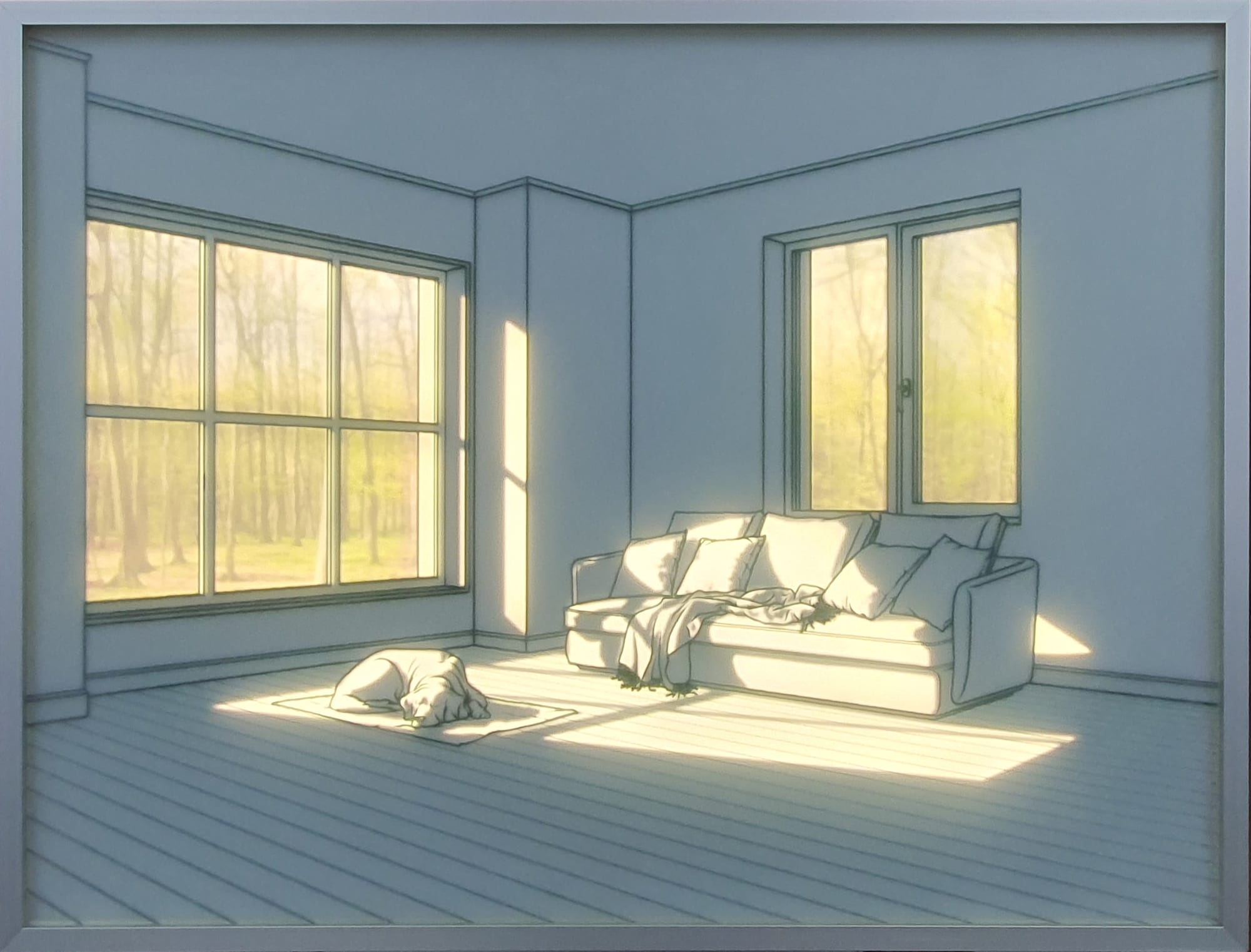 Hwang Seontae, The Space with Sunshine XIII, 2023