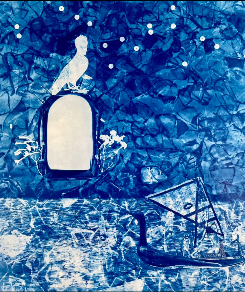 Ivan Forde, 9 Views Of The Gateway To The Sea Above Heaven,#8 (oberon ice pond), 2025