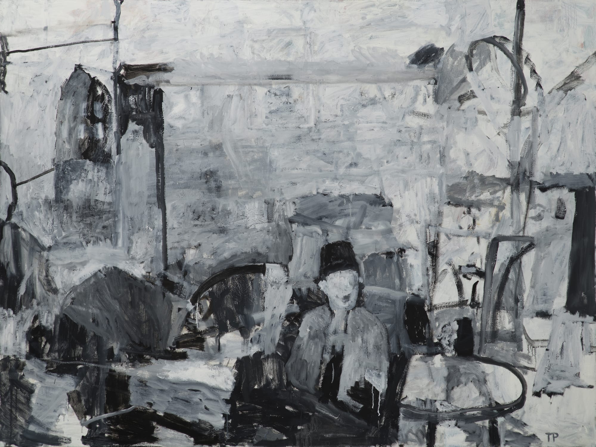 Tom Prochaska, Raccoon in the mirror, 2020