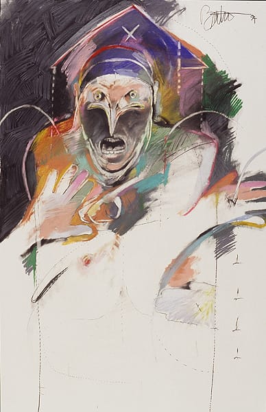 Rick Bartow, Hawk at Our House, 1994