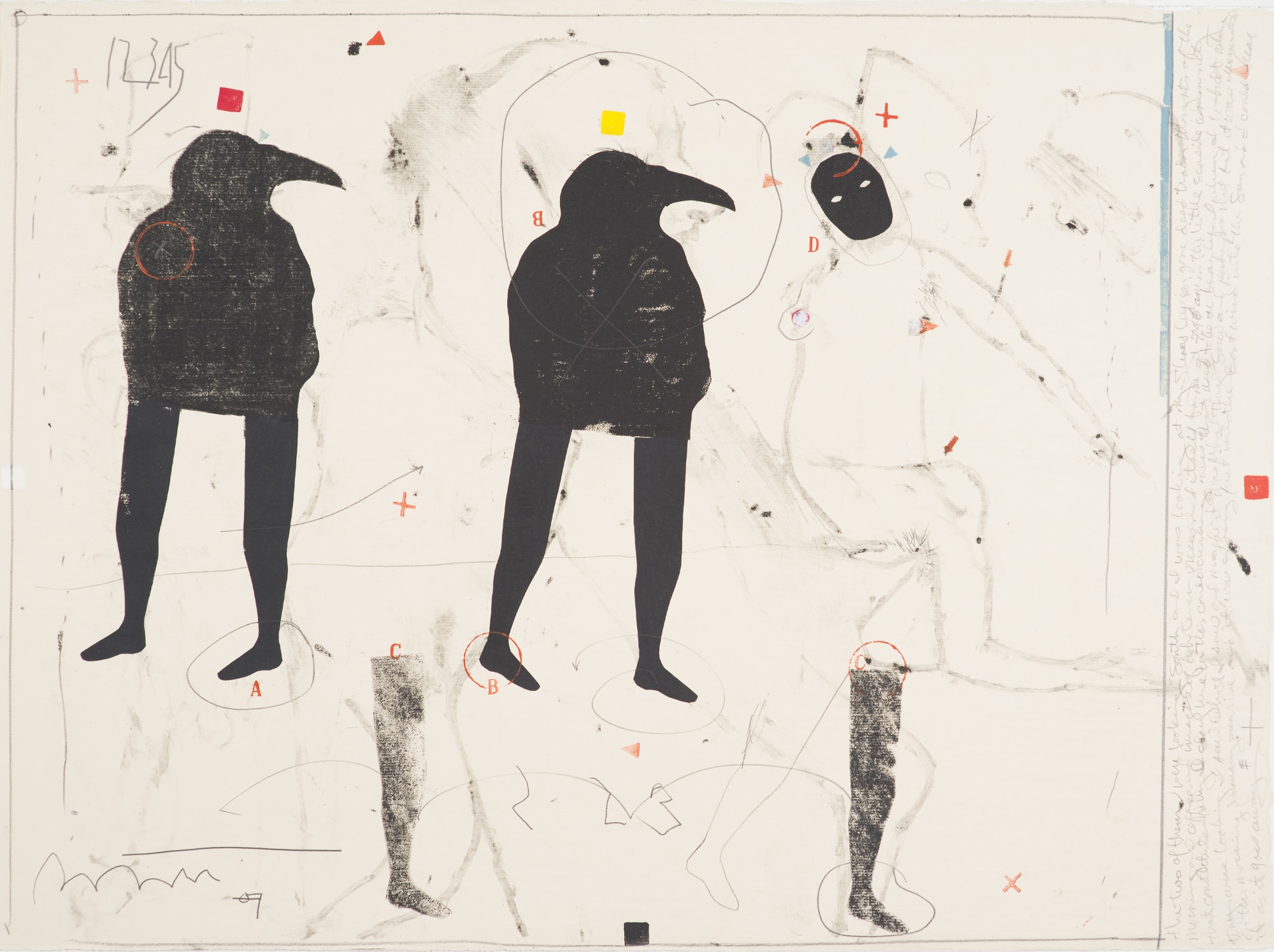Rick Bartow, Crow's Instructions, 2007