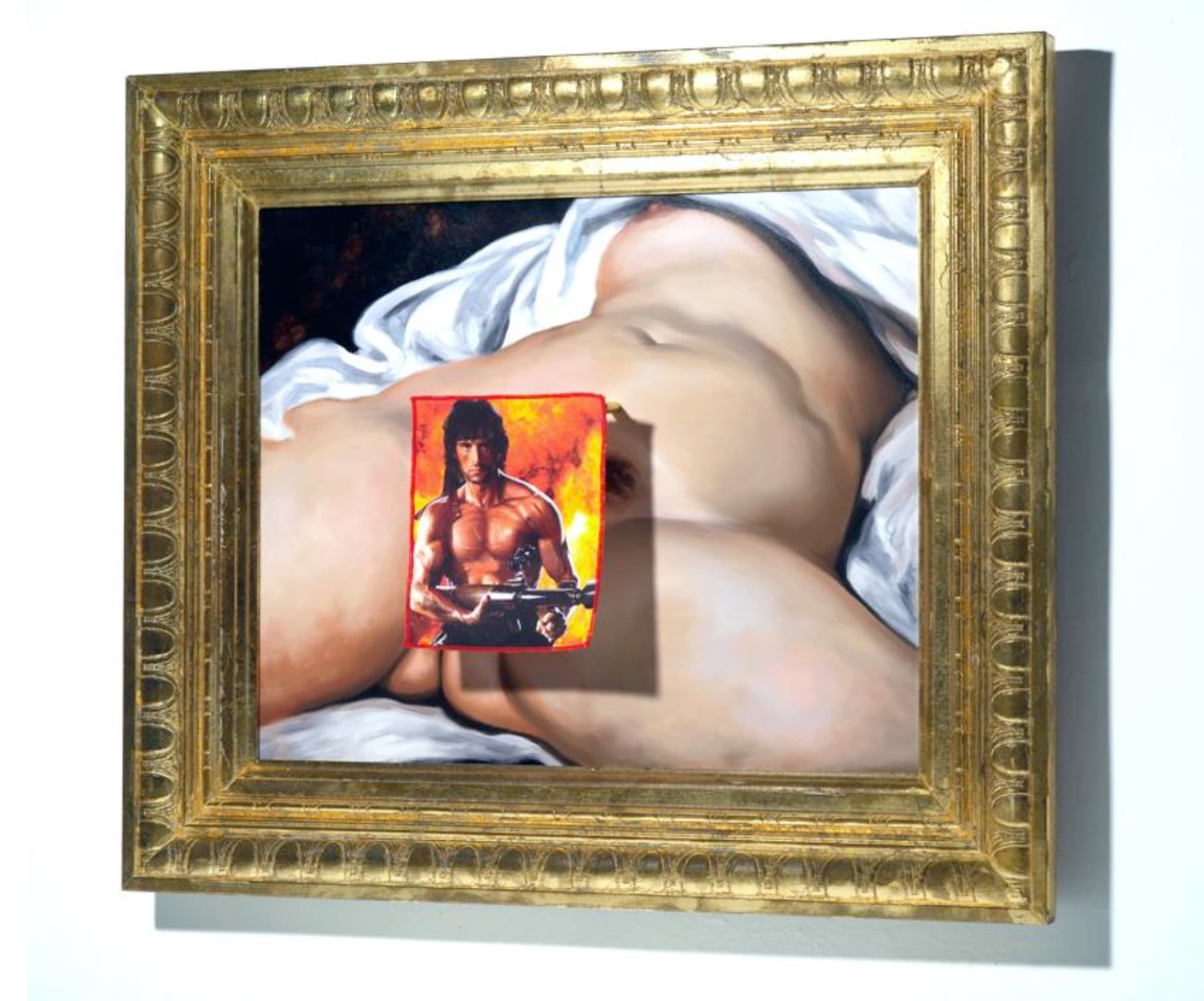 Jake Scharbach, L'Orgine du Monde, Gustave Courbet, 1866, 2024