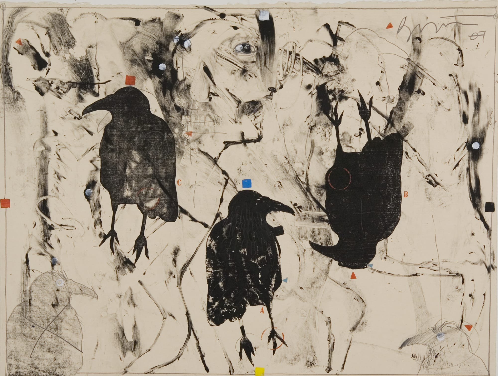 Rick Bartow, Crow's Instructions II, 2007