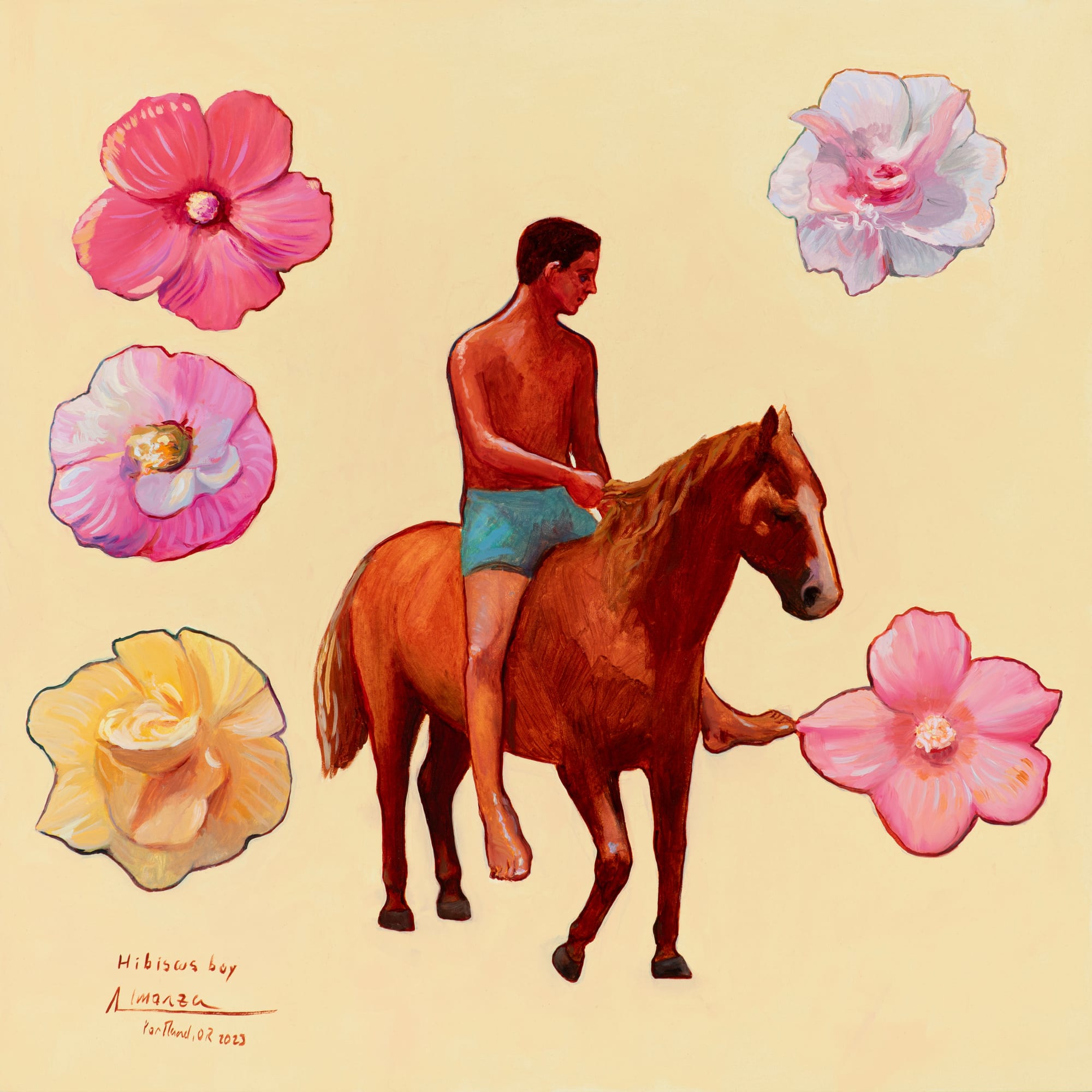 Orlando Almanza, Hibiscus Boy 2, 2024