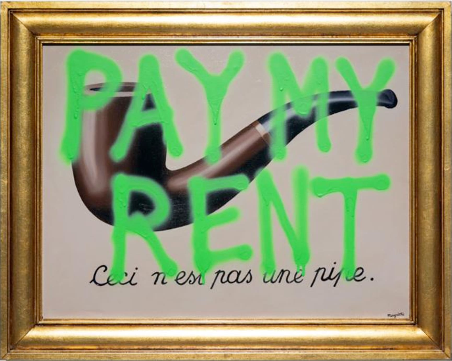 Jake Scharbach, The Treachery of Images, 2024