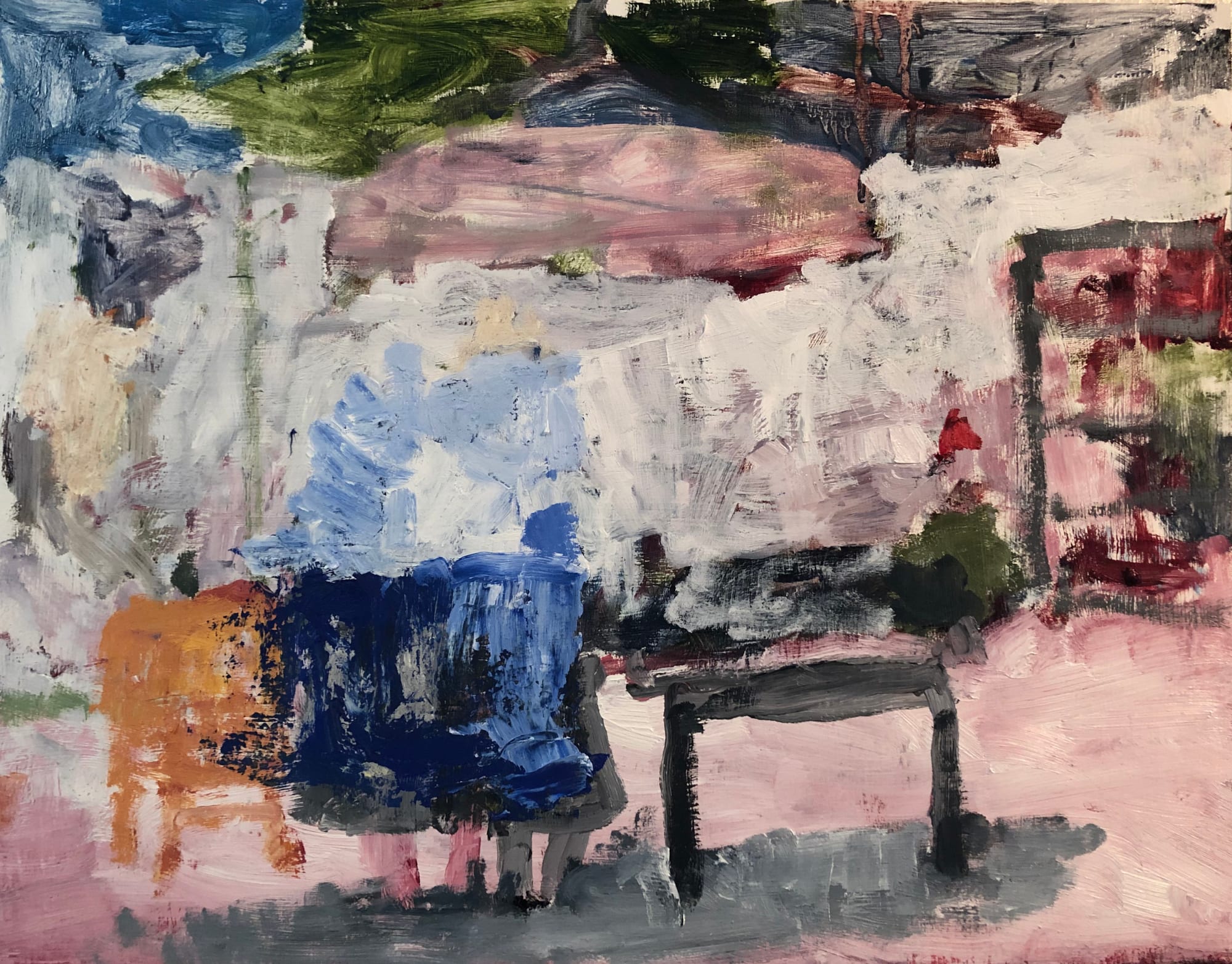 Tom Prochaska, Clown on the Table, 2022