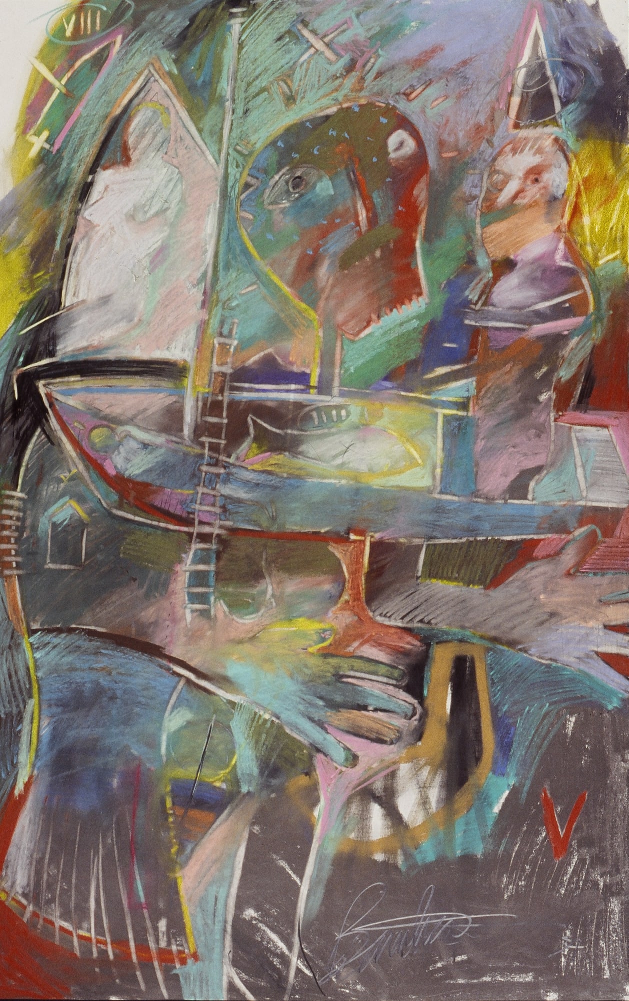 Rick Bartow, Autobiographical, 1994