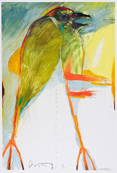 Rick Bartow, Raven for Darcy, 2008