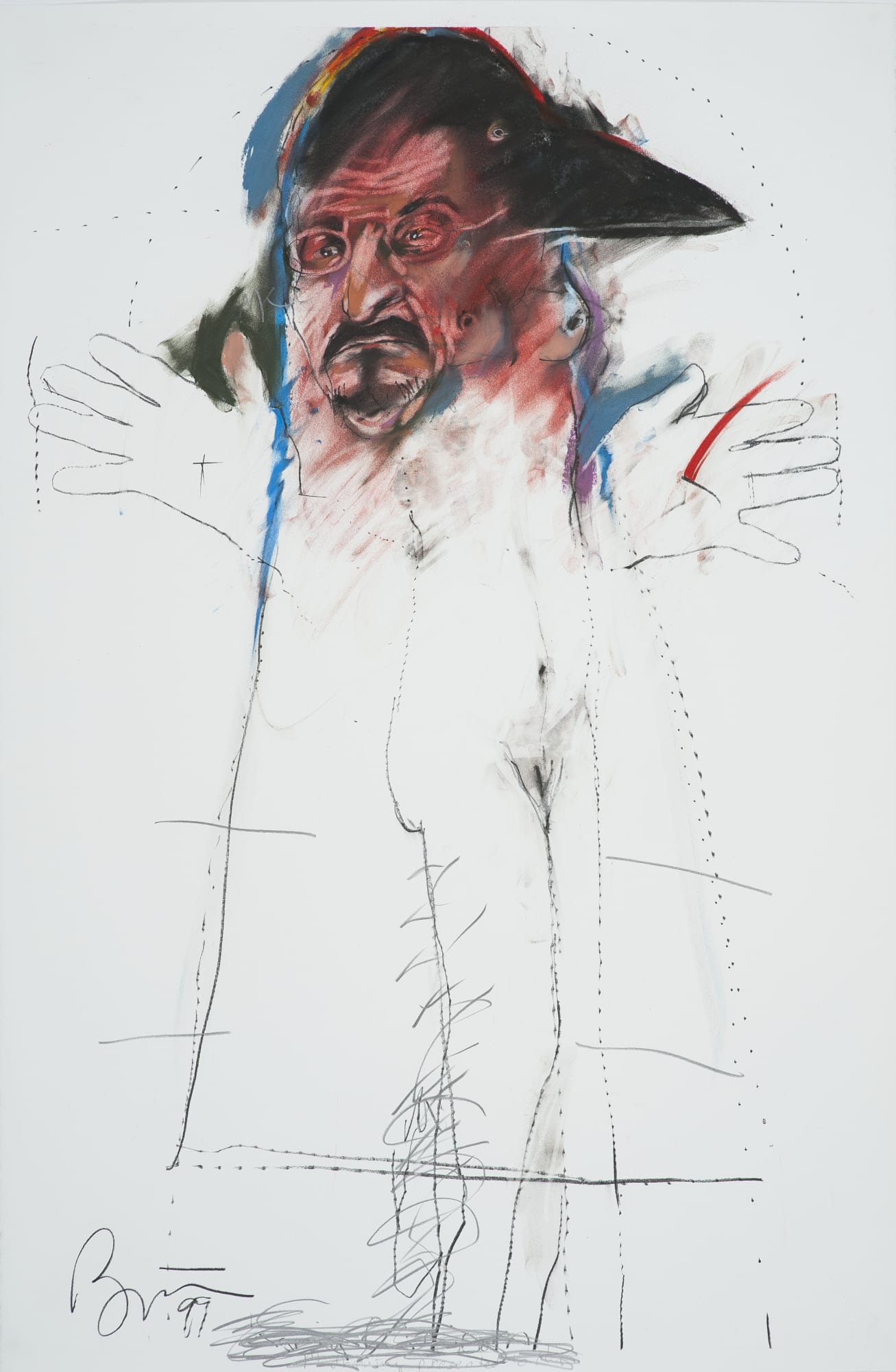 Rick Bartow, Raven Gift, 1999