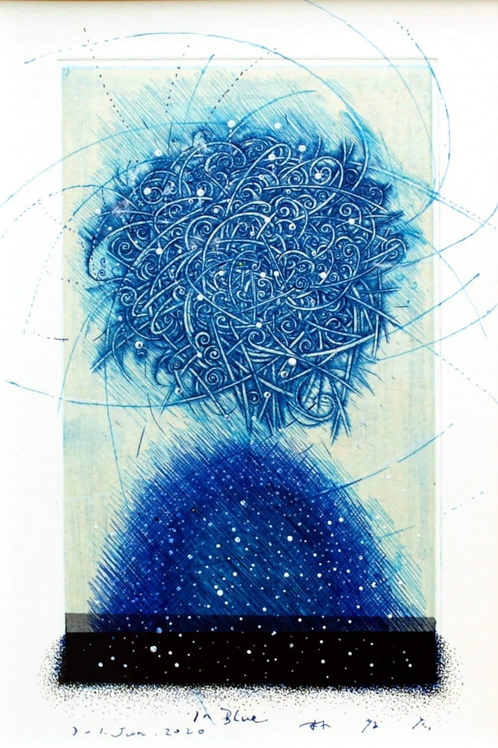 Takahiko Hayashi, D-1 Jun. 2020 In Blue, 2020