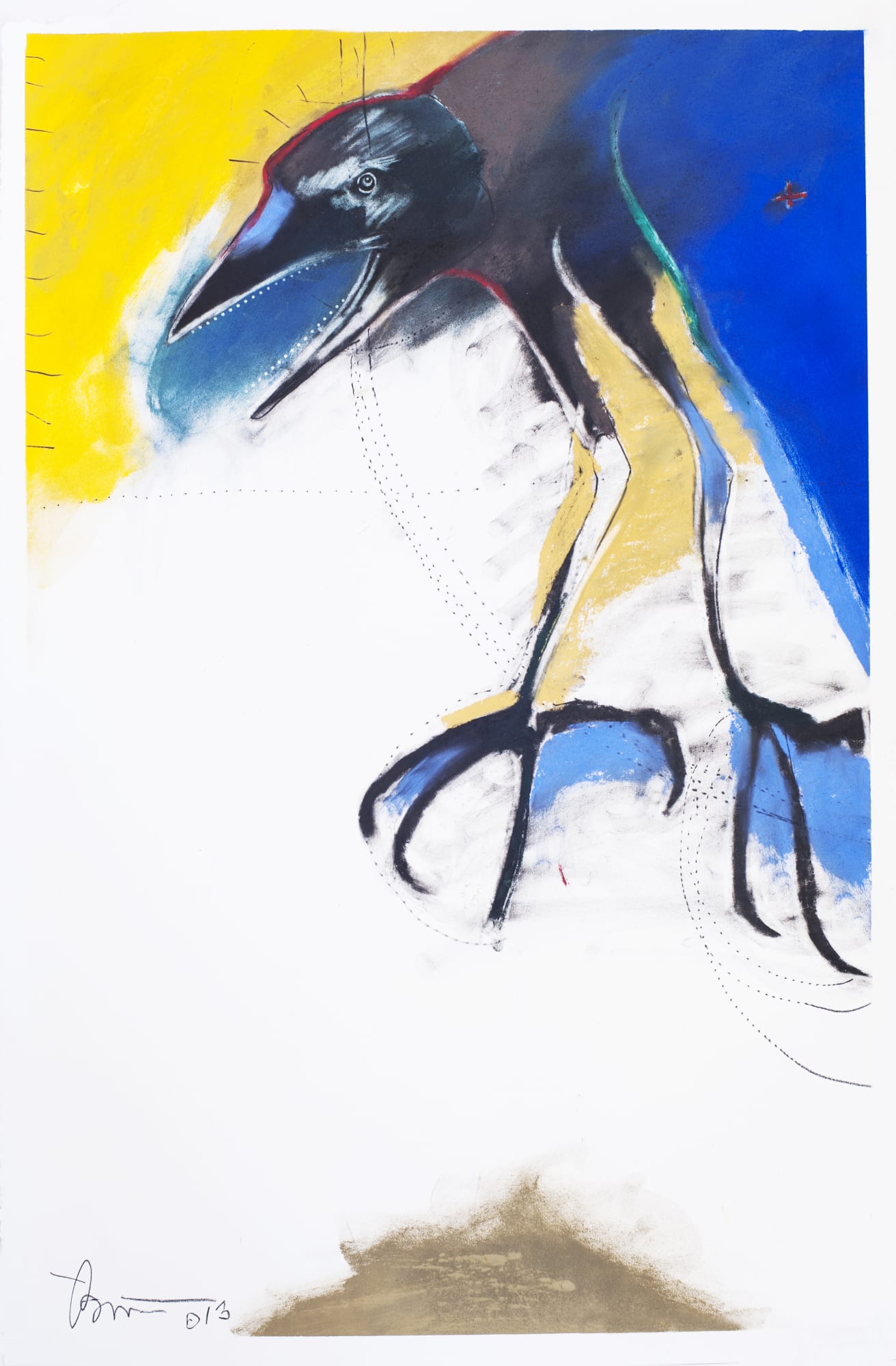 Rick Bartow, Landing, 2013