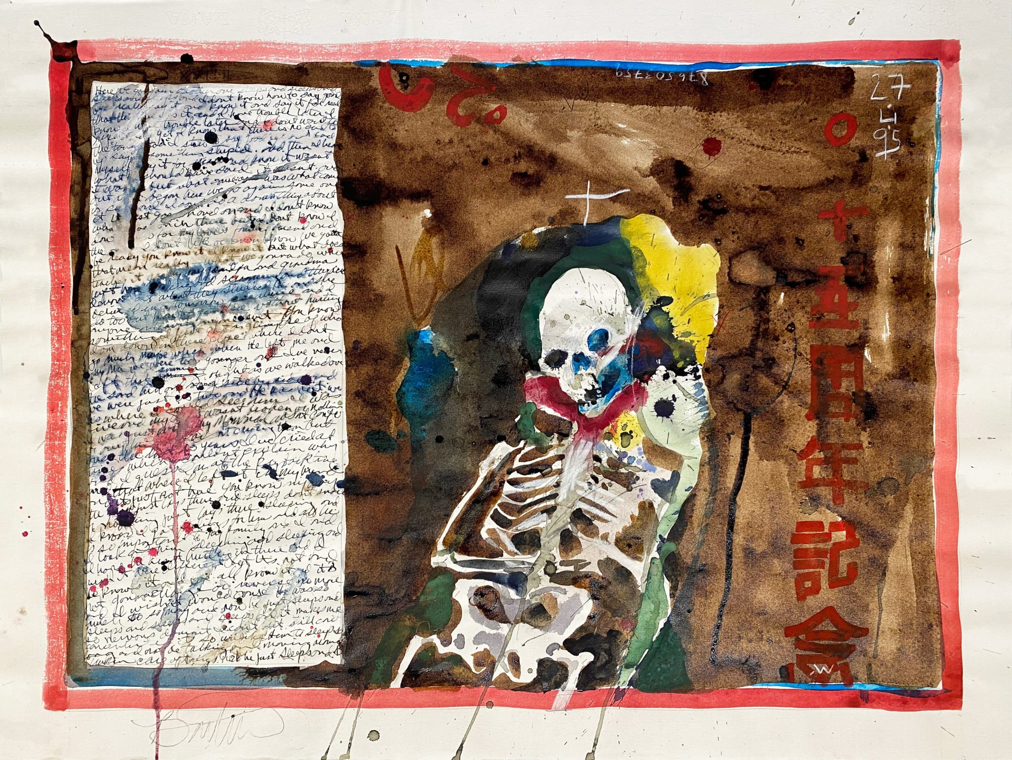 Rick Bartow, Sleeping..., 1995