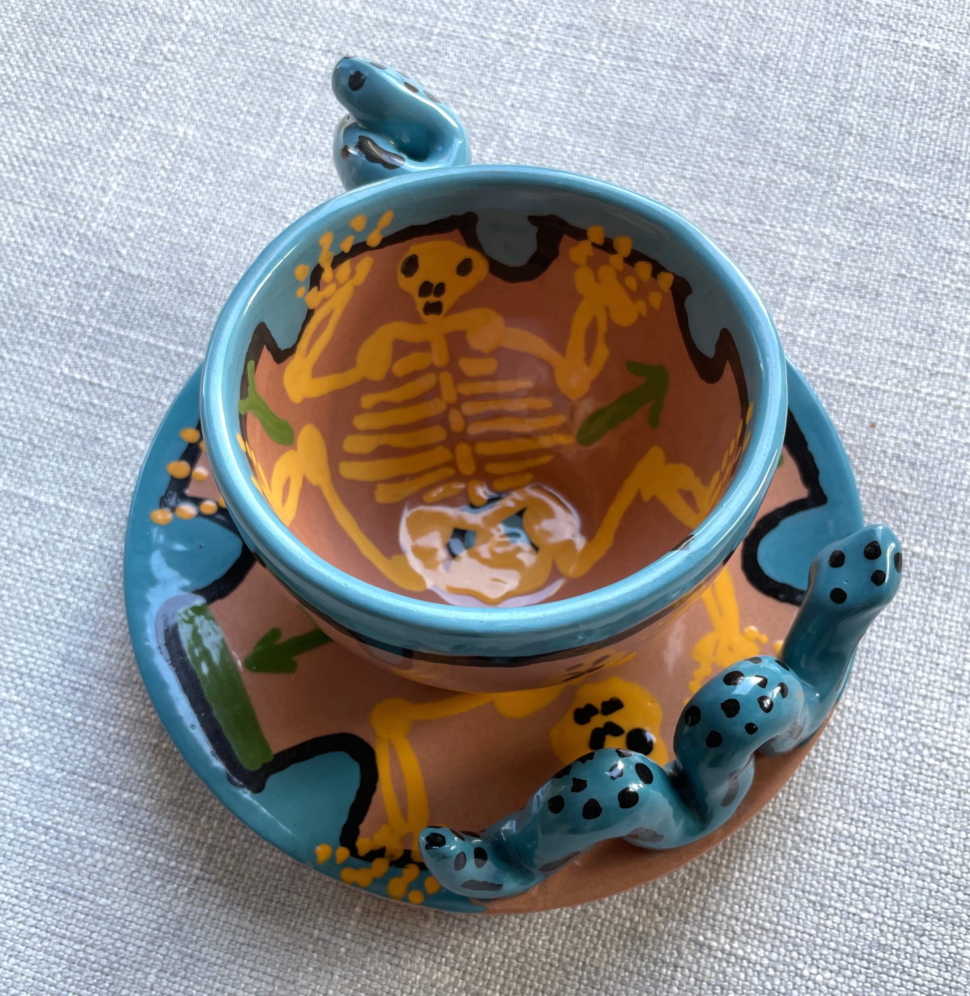 Baba Wagué Diakité, Skeleton Teacup, 1986