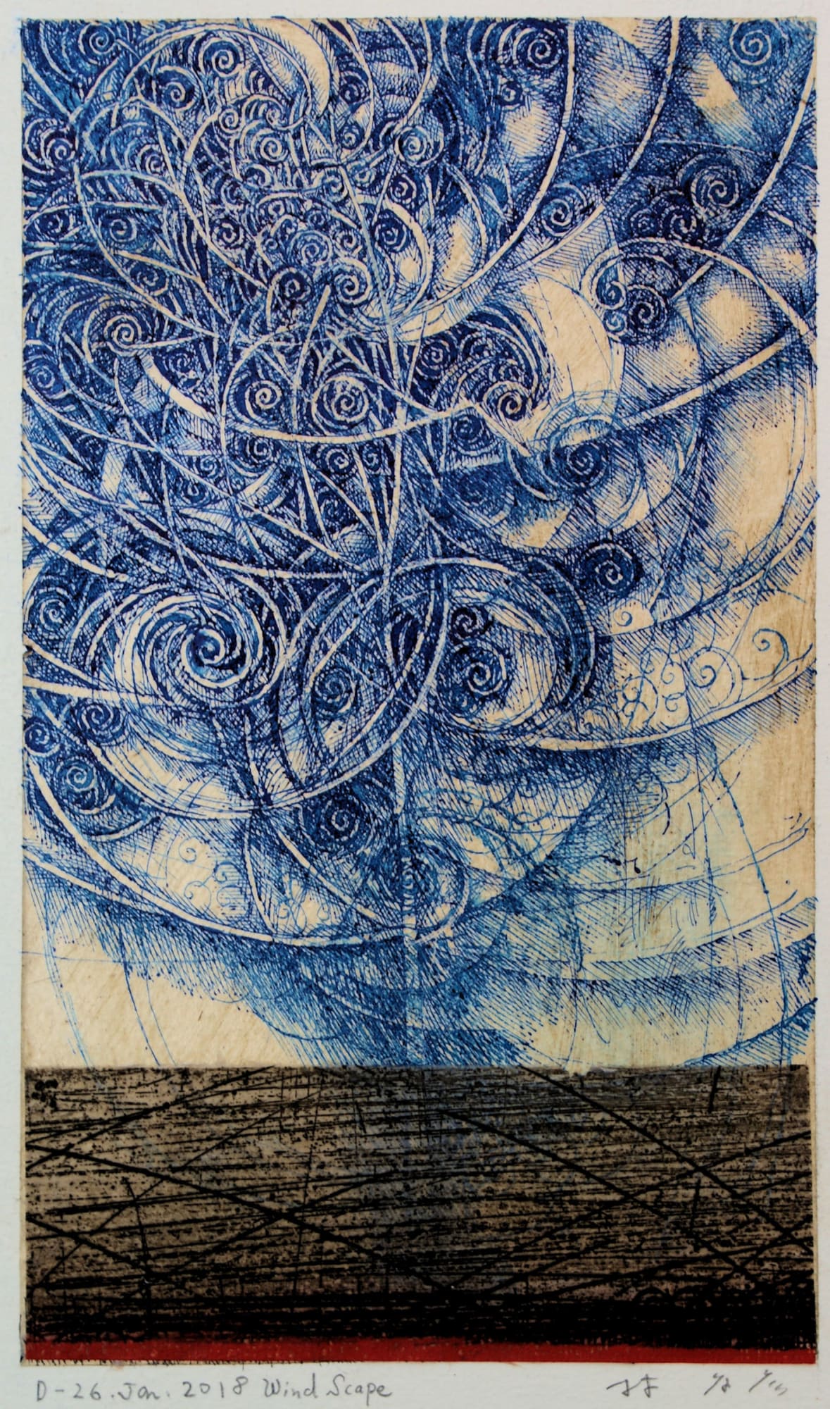 Takahiko Hayashi, D-26.Jan.2018 Windscape, 2018
