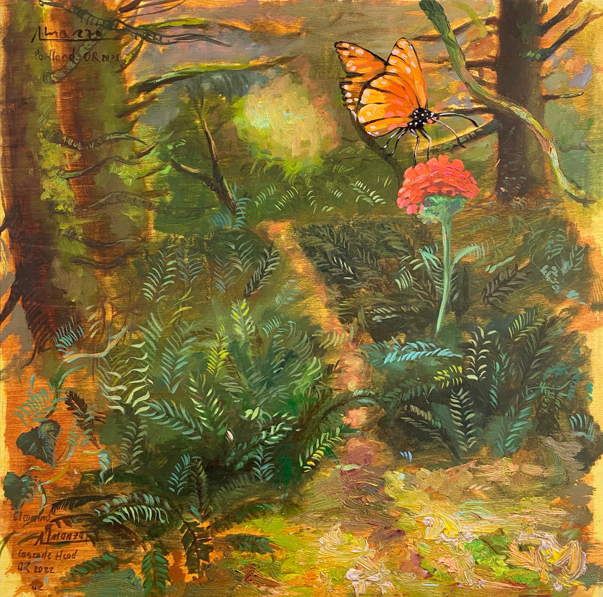 Orlando Almanza, The Path of the Monarch Butterfly , 2023