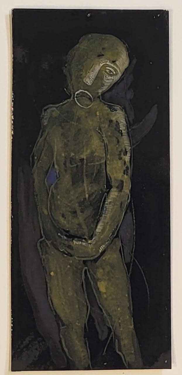 Eric Stotik, Untitled (green figure)