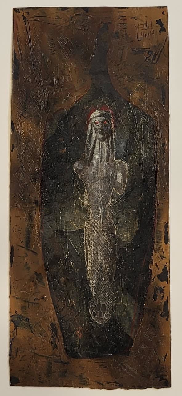 Eric Stotik, Untitled (brown figure)