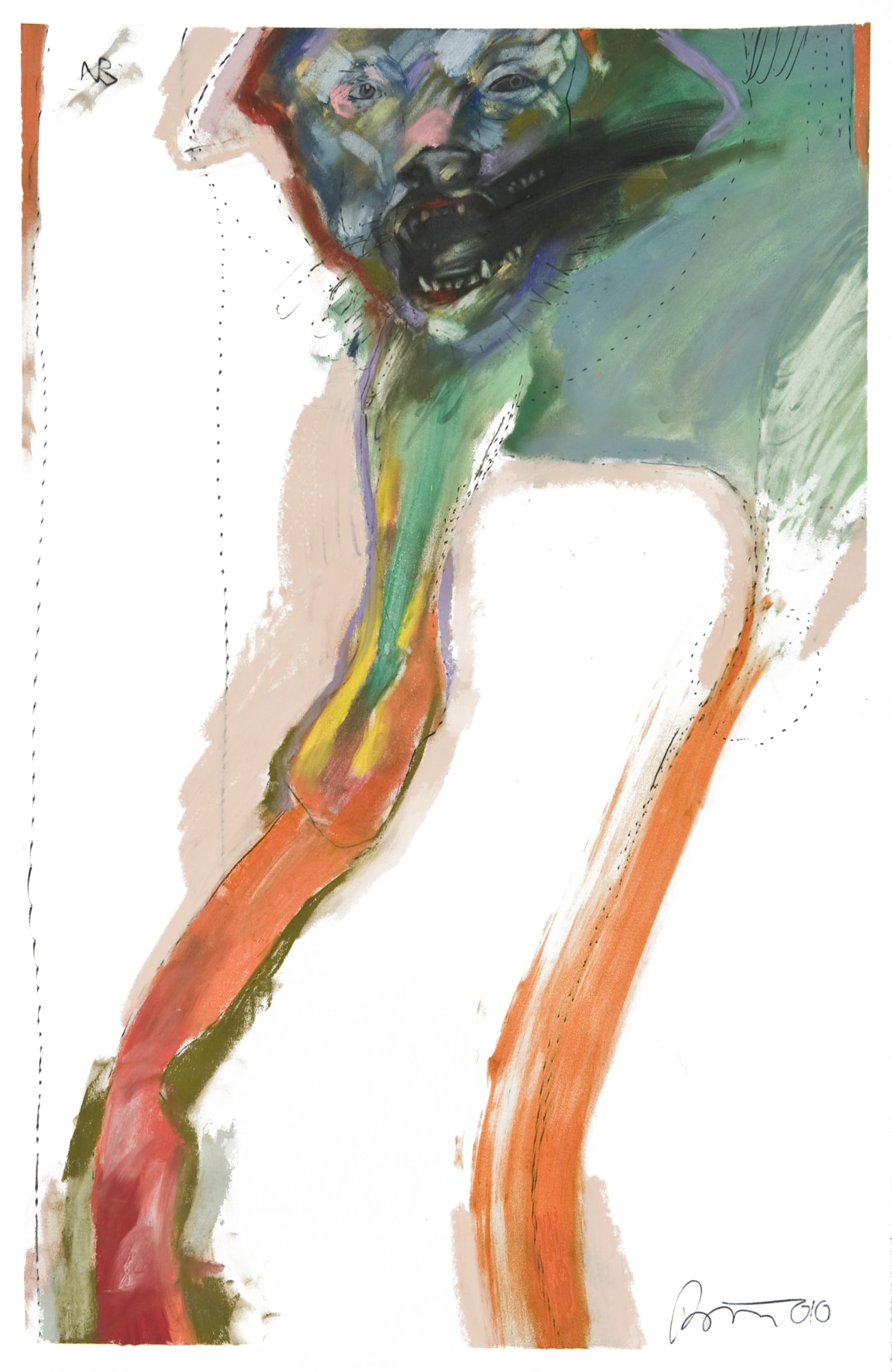 Rick Bartow, Crying Wild, 2010