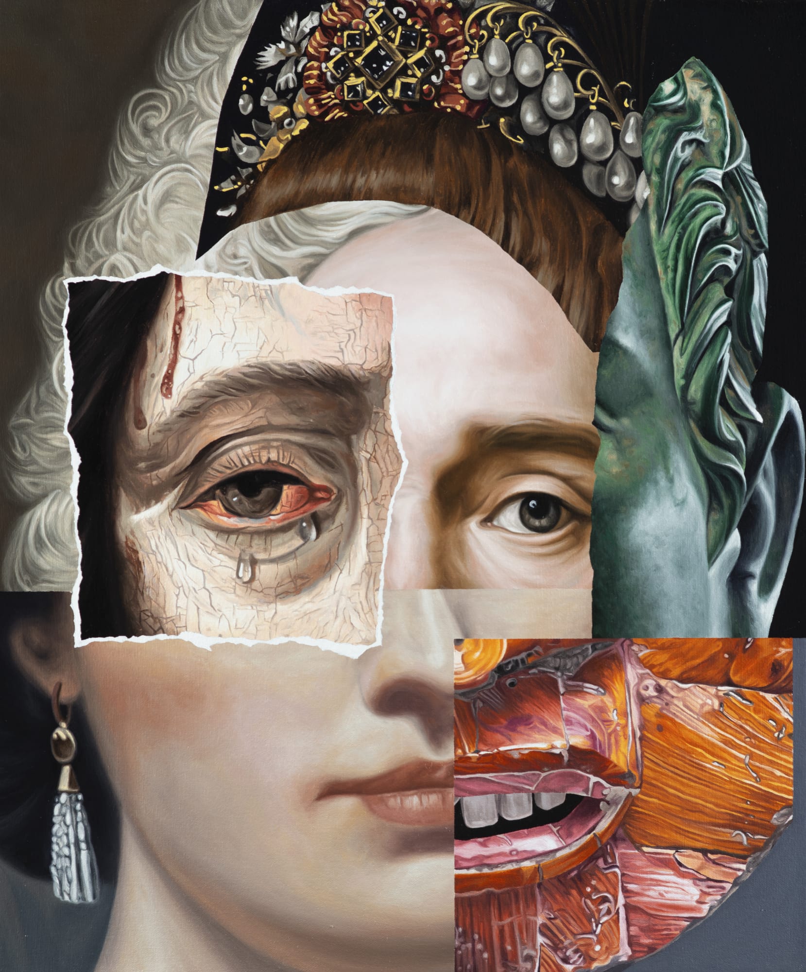 Jake Scharbach, Margherita Gonzaga, Frans Pourbus the Younger, 1569-1622; The Mourning Virgin; The Man of Sorrows, after Dieric Bouts, 1525; Shell Mosaic Ritual Mask, Teotihuacan, Mexico, ca. A.D. 300-600; Joséphine- Éléonore-Marie-Pauline de Galard de Brassac de Béarn...., 2020