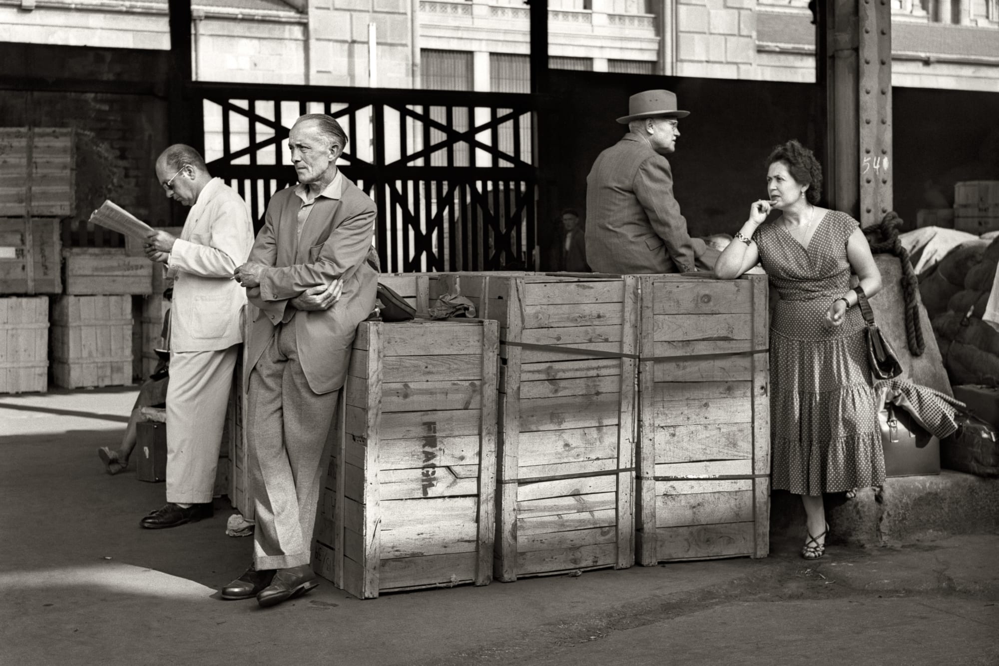 Ramón Masats, Puerto de Barcelona, 1953.
