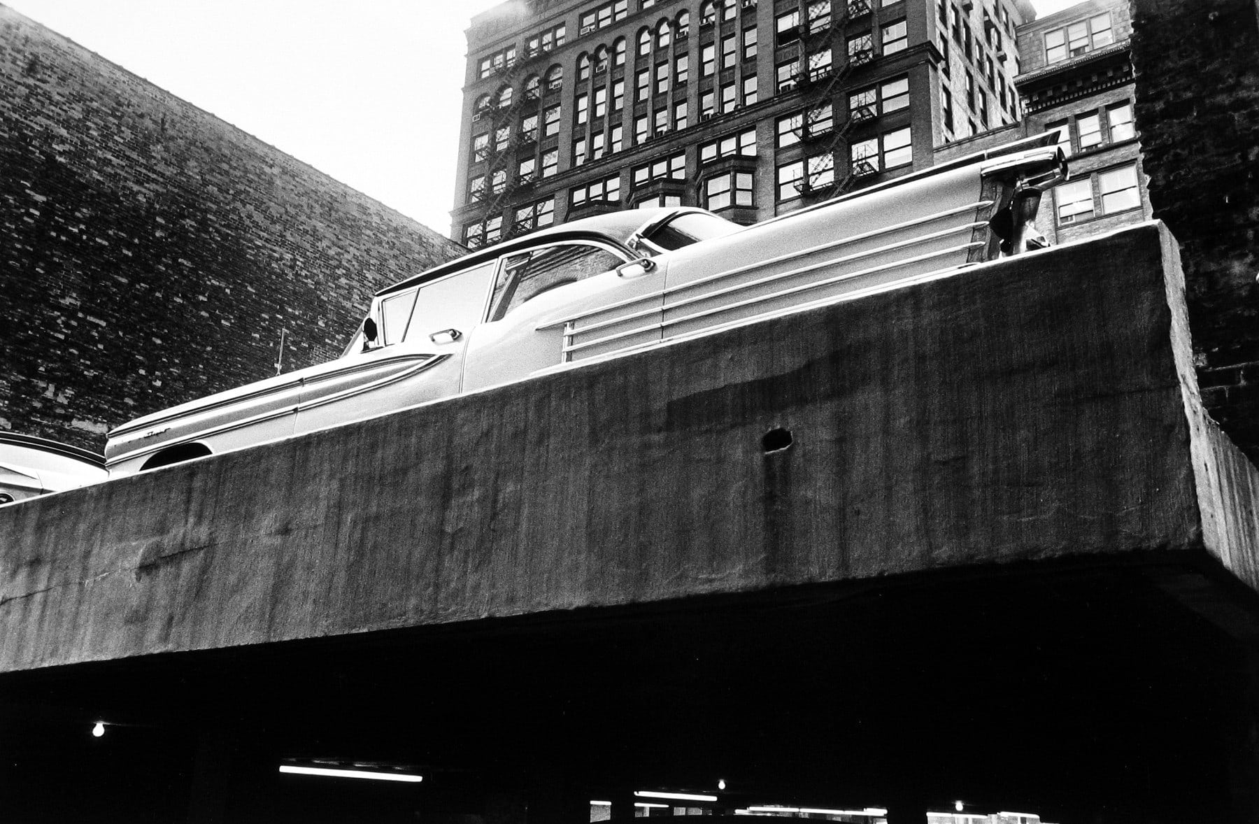 Bruce Davidson, Chicago (elevated parking garage), 1963.