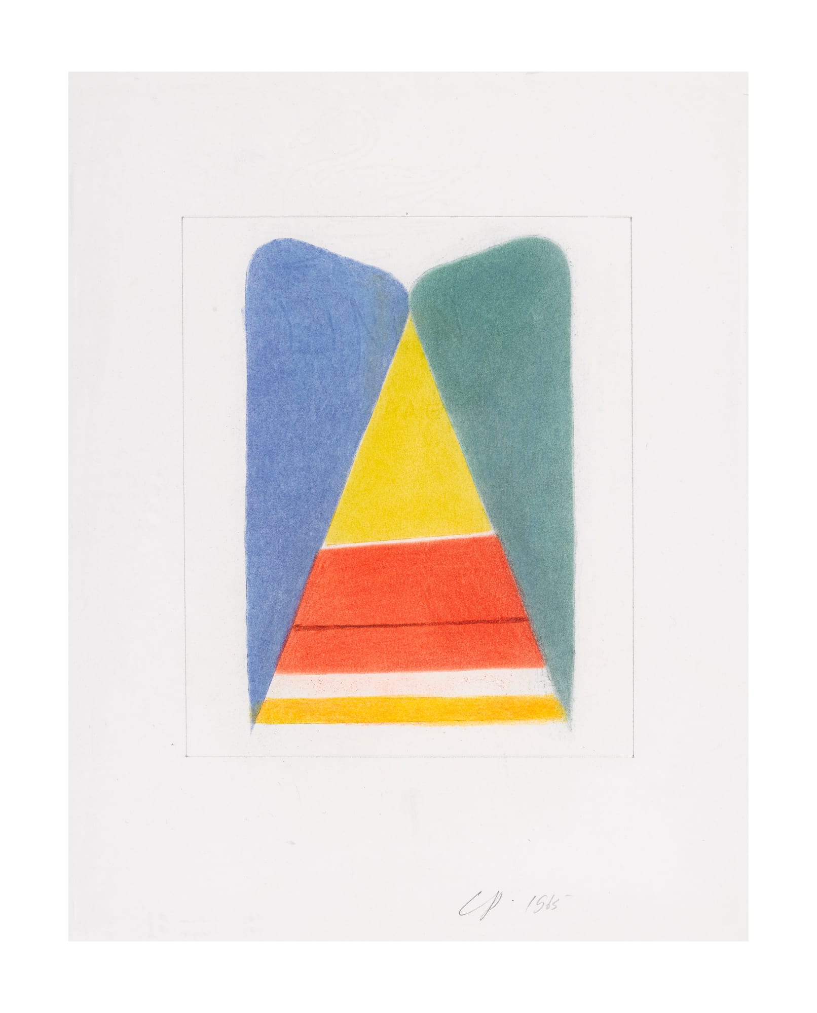 Charles Pollock, Crayon #2, 1965