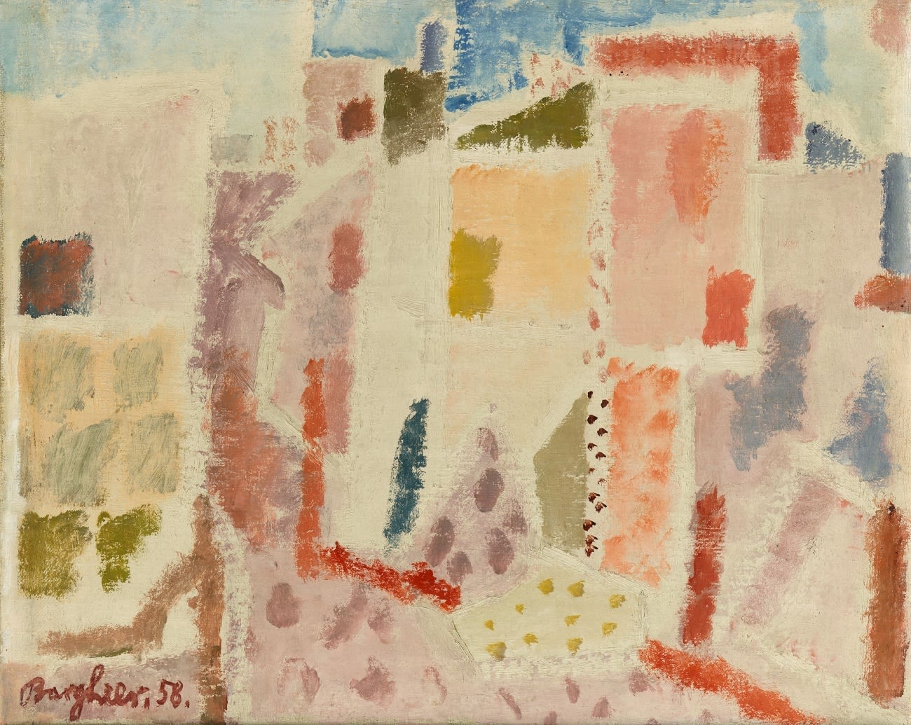 Eduard Bargheer, Häuser in Forio, 1958