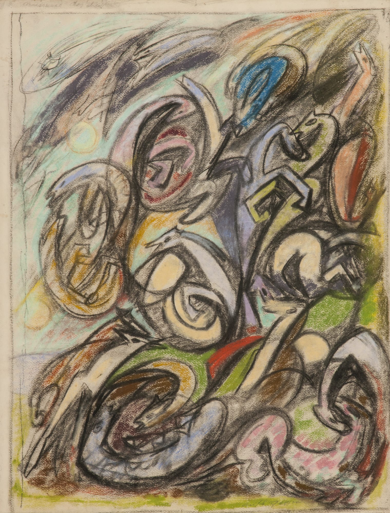 André Masson, Massacre des chevaux, 1933