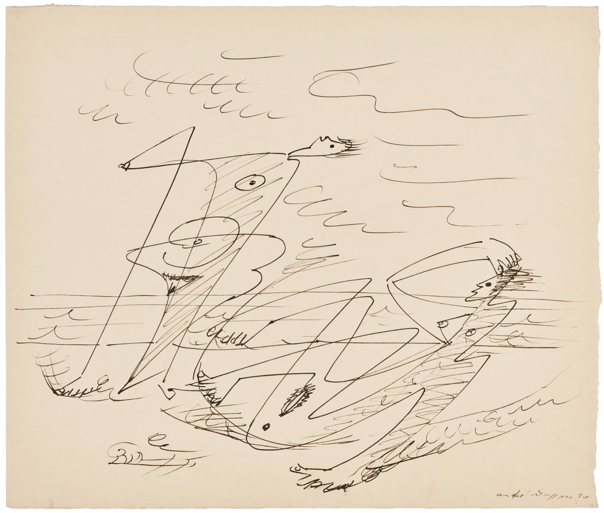 André Masson, Le Couple, 1930