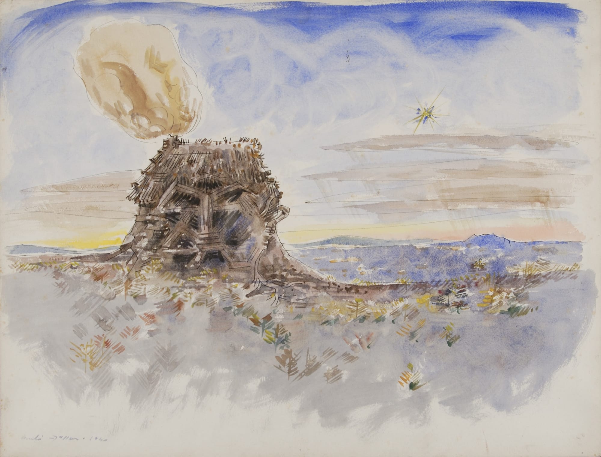 André Masson, Ville crânienne, 1940