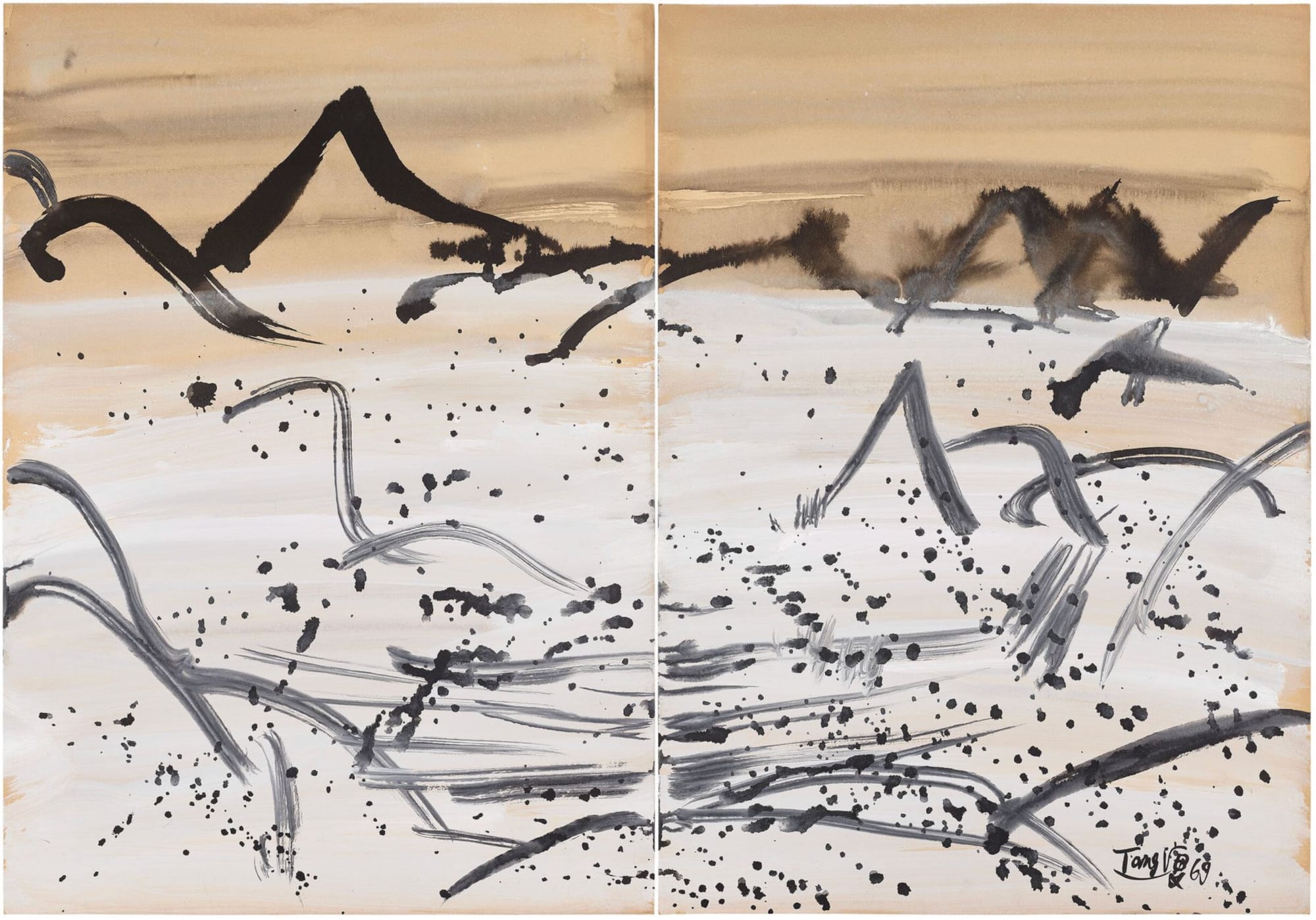 T'ang Haywen, Sans titre, 1969