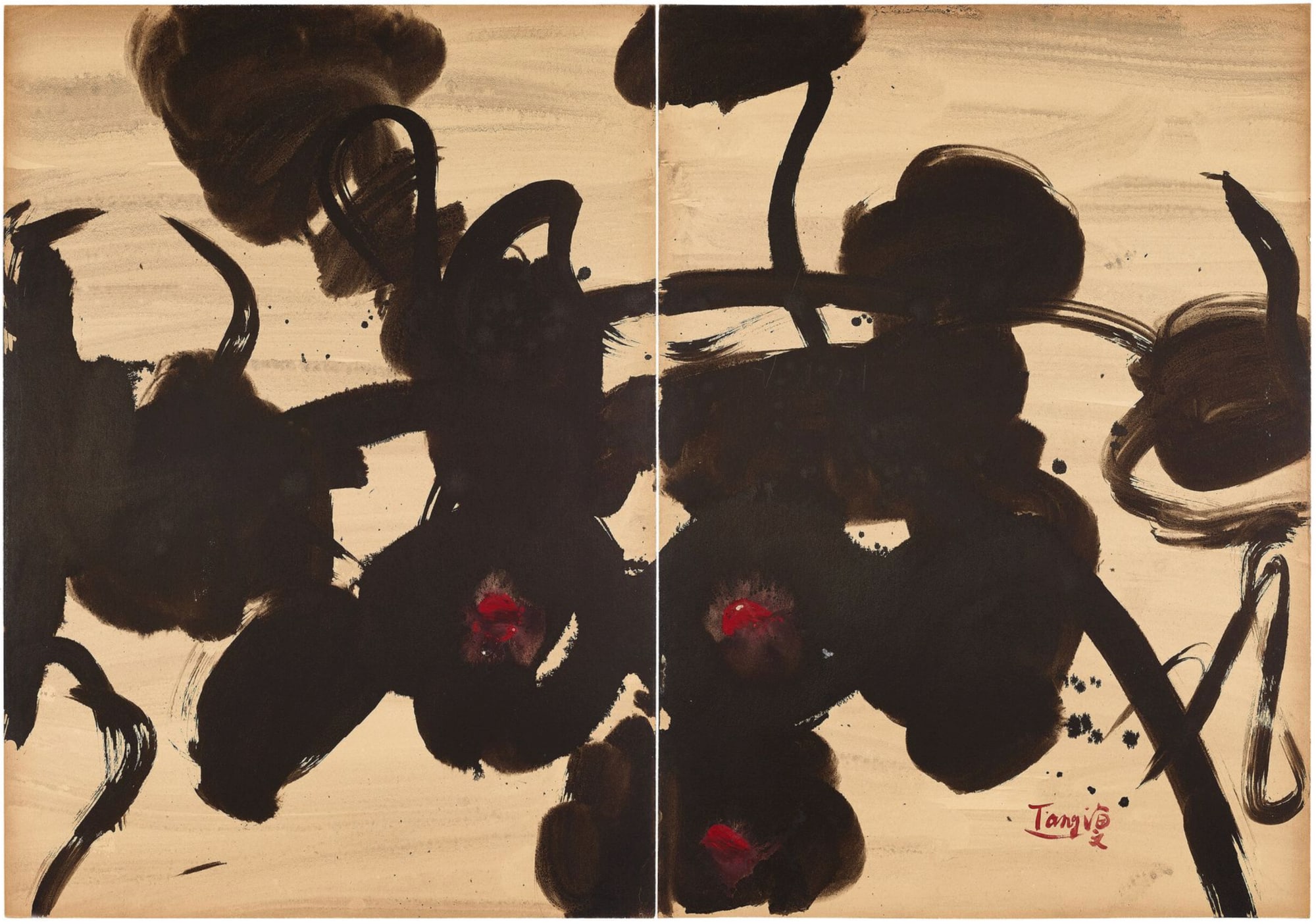 T'ang Haywen, Sans titre, 1969