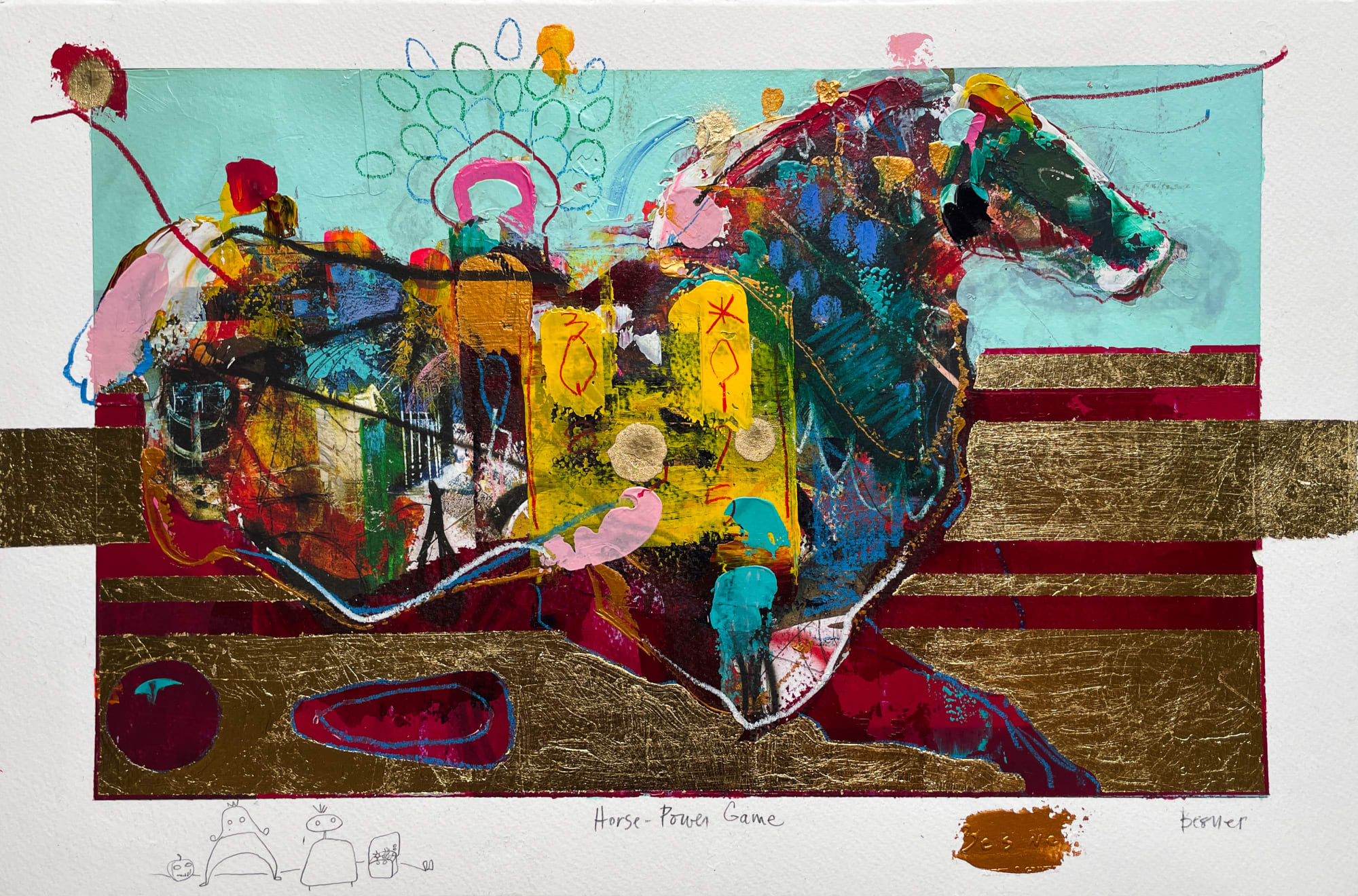 Dominic Besner, Horse-Power Game-132, 2024