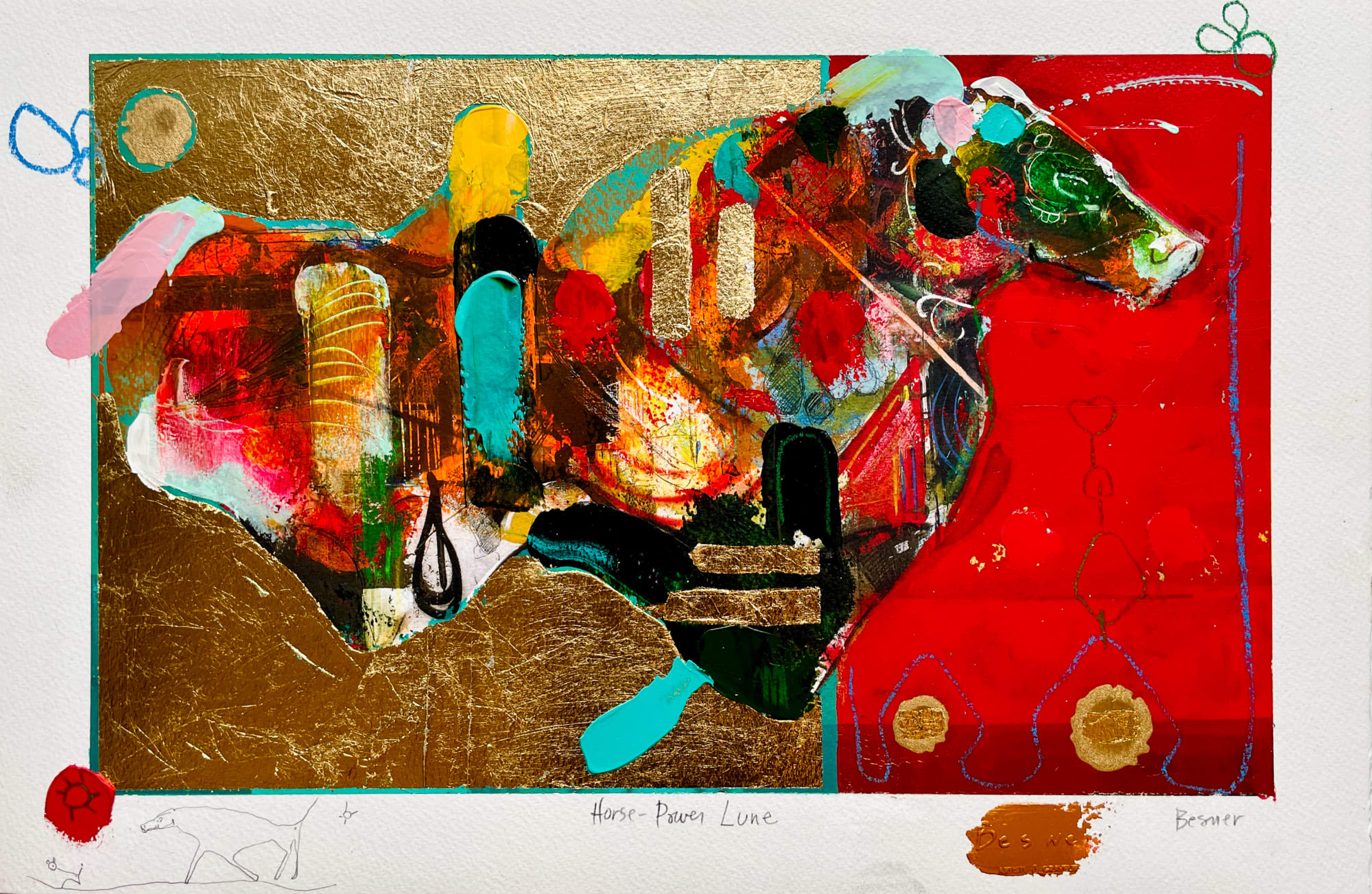 Dominic Besner, Horse-Power Lune-187, 2024