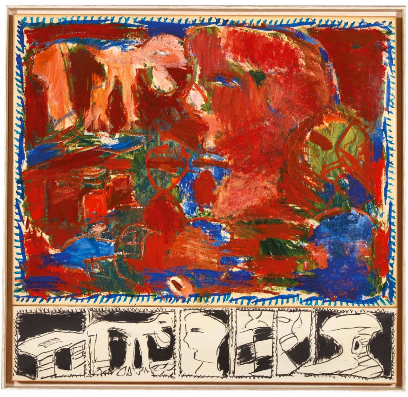 Pierre Alechinsky, Et mon bureau, 1990-93