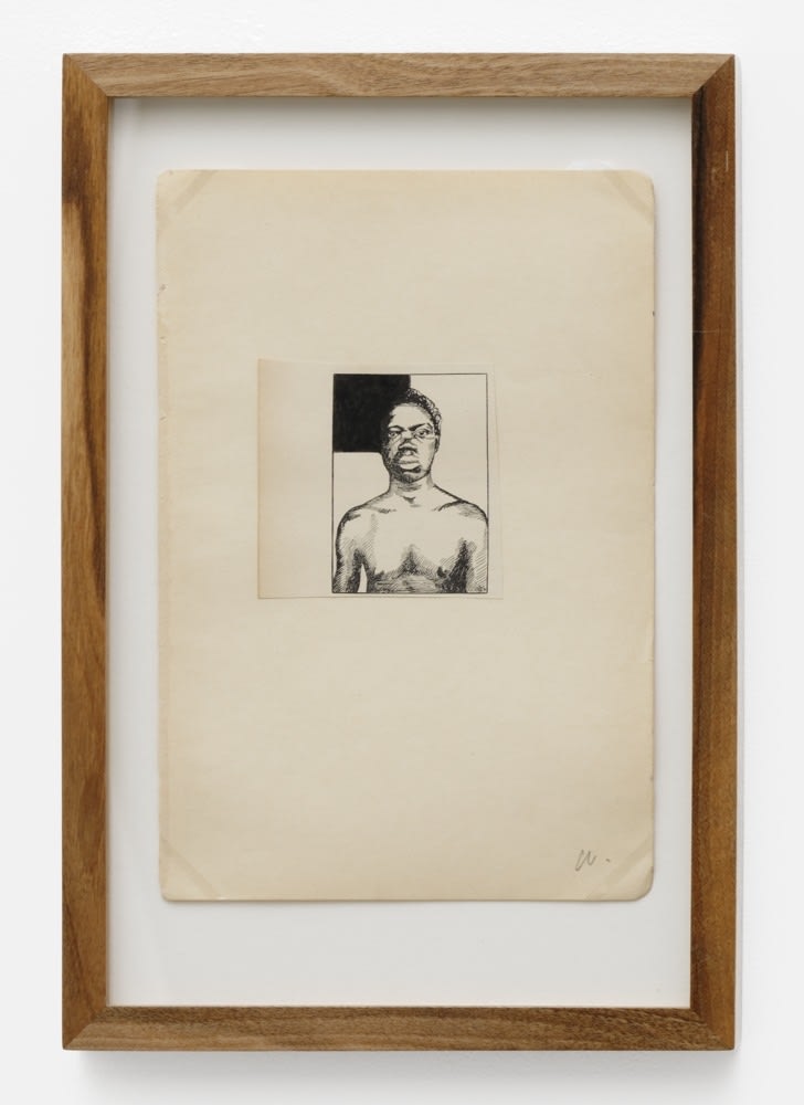 Vaclav Pozarek Black Corner Impression à l'encre 22,5 x 15 cm 8.66 x 5.91 in