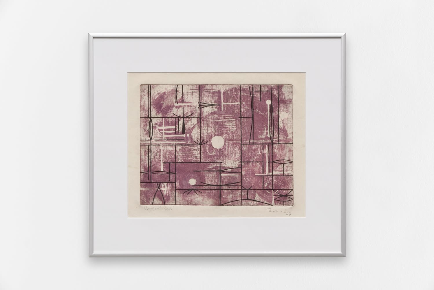 Francisco Sobrino Estate Musicalidad (381) Lithographie 42 x 31 cm 16.54 x 12.2 in