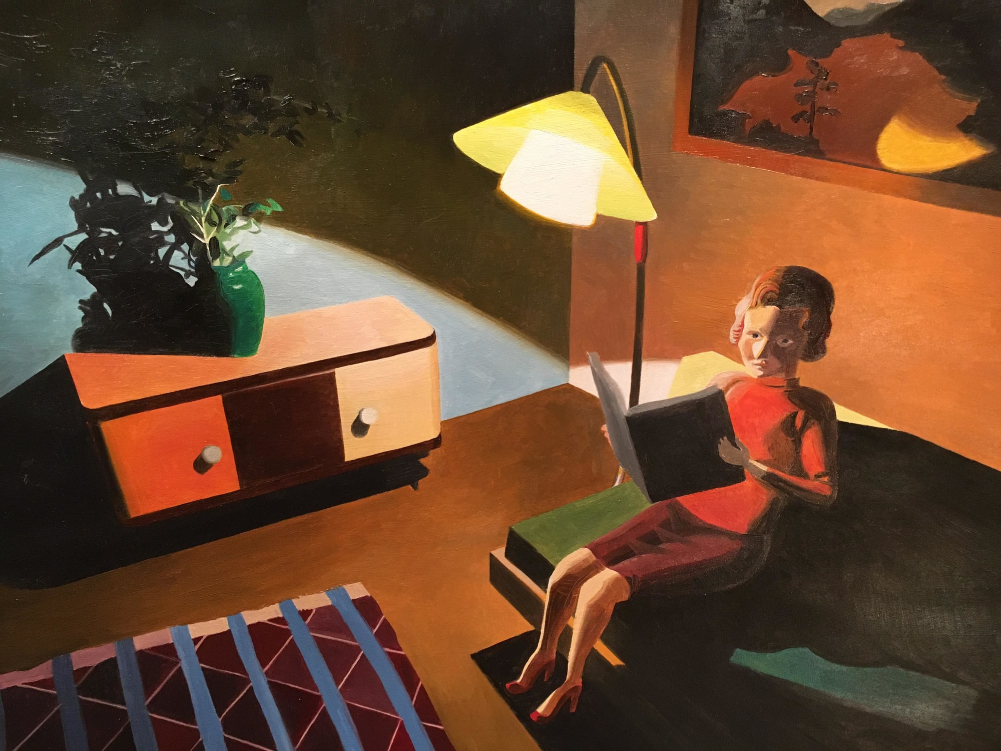 Kathy Osborn, Woman reading, 2020