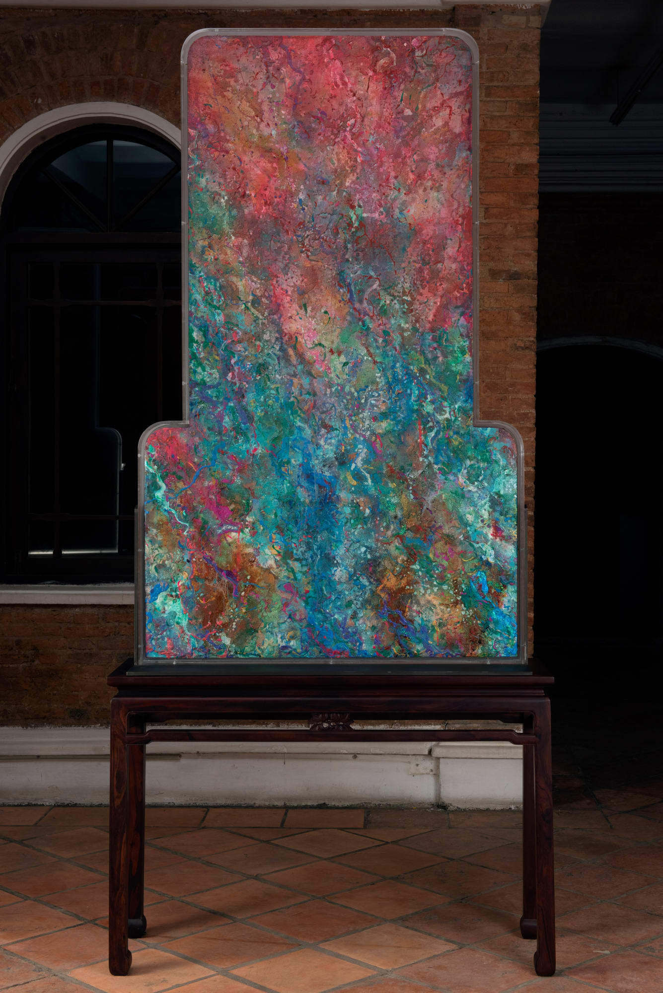 Ha Manh Thang, Waves of emerald, ripples of pearl, 2022