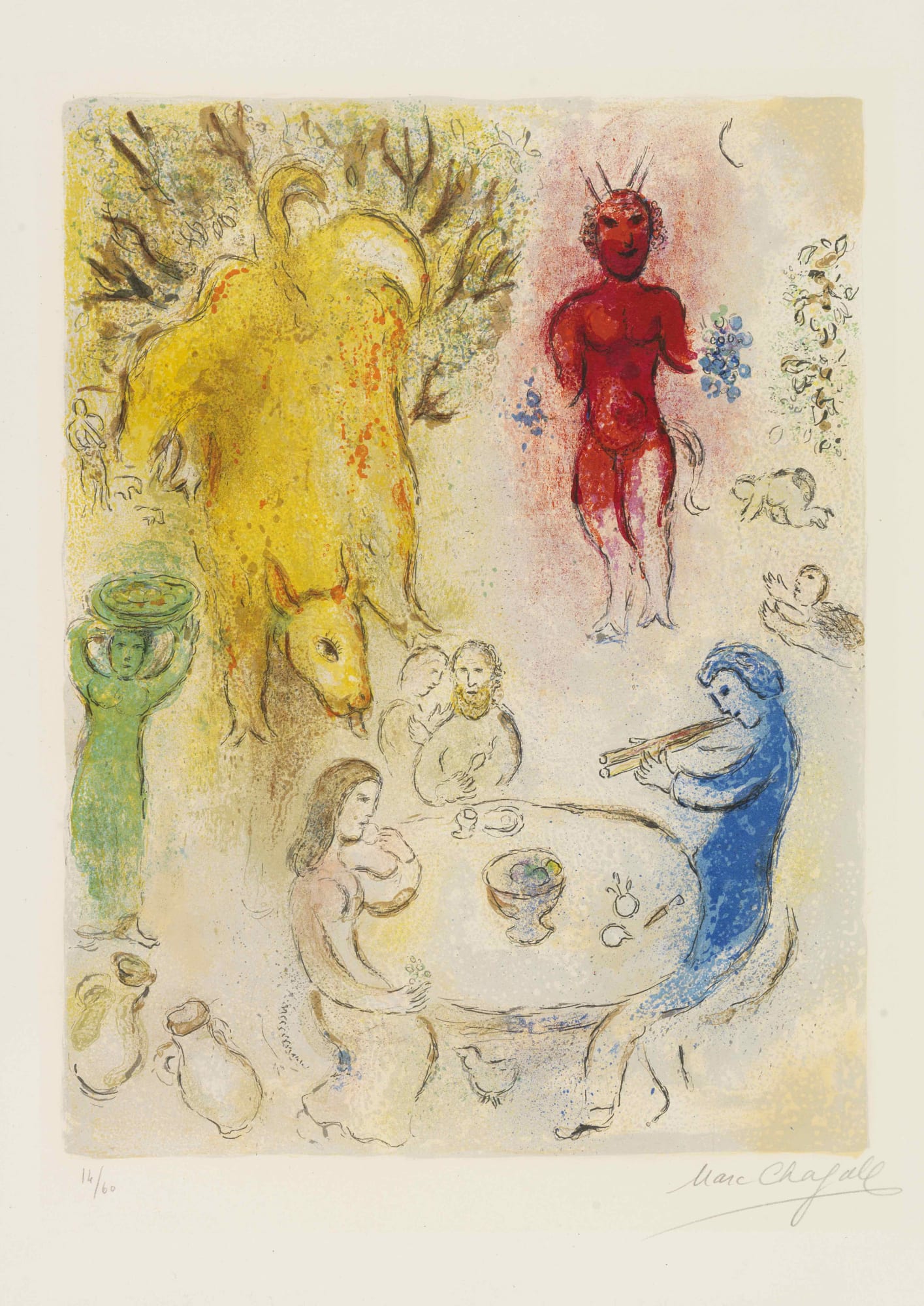 Marc Chagall, Banquet de Pan, 1961