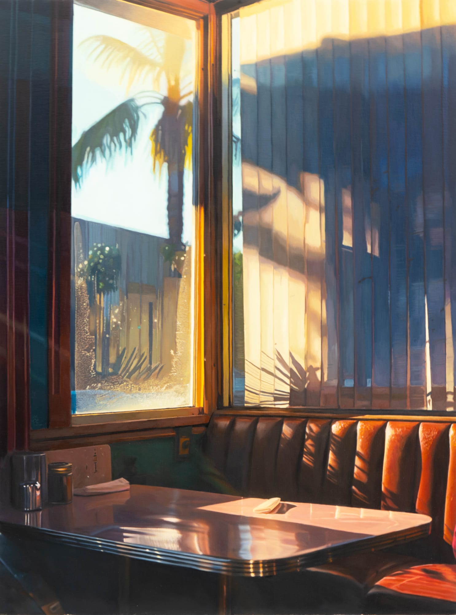 Yigal Ozeri, Retro booth, 2024