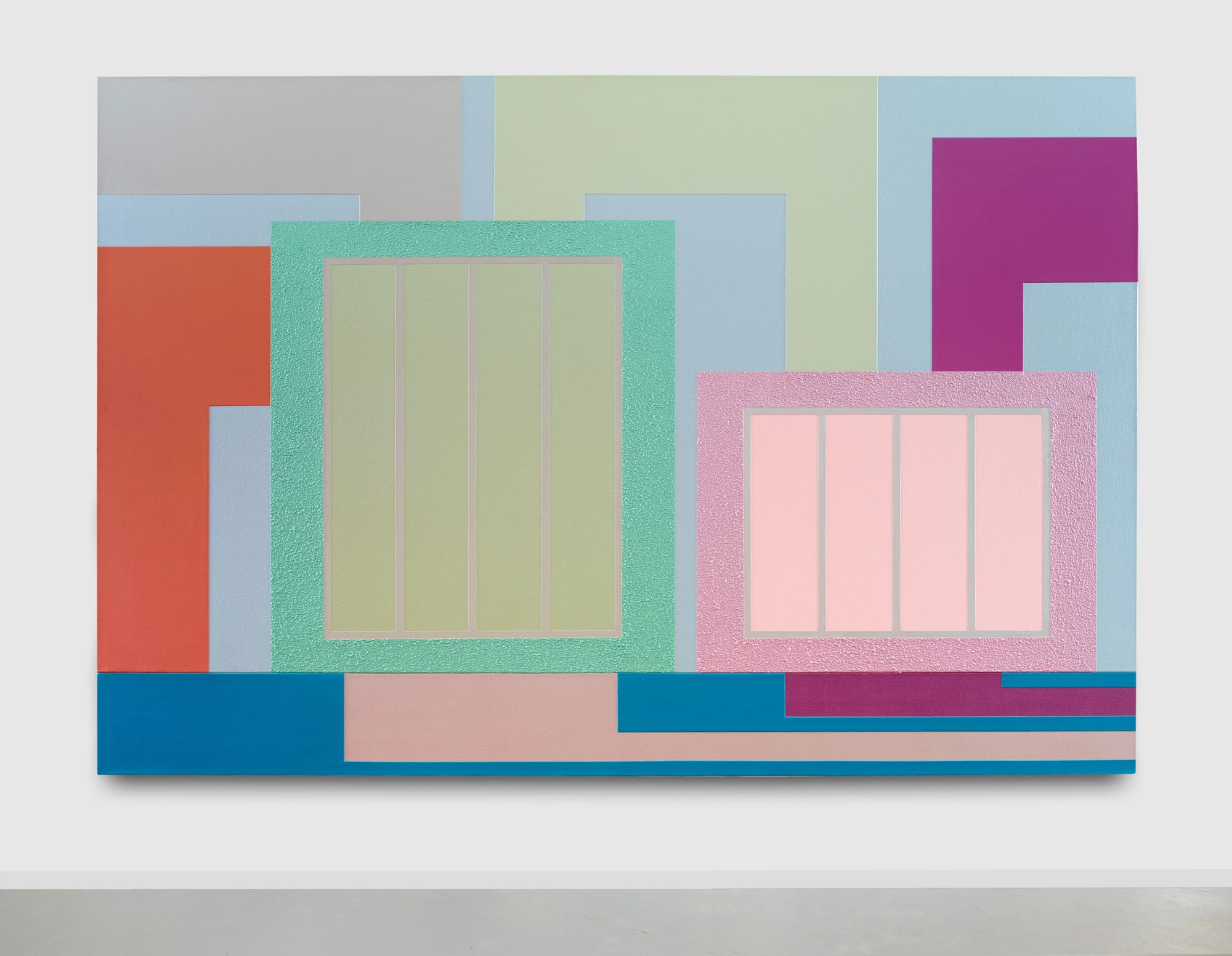 Peter Halley, Hot lock, 2000